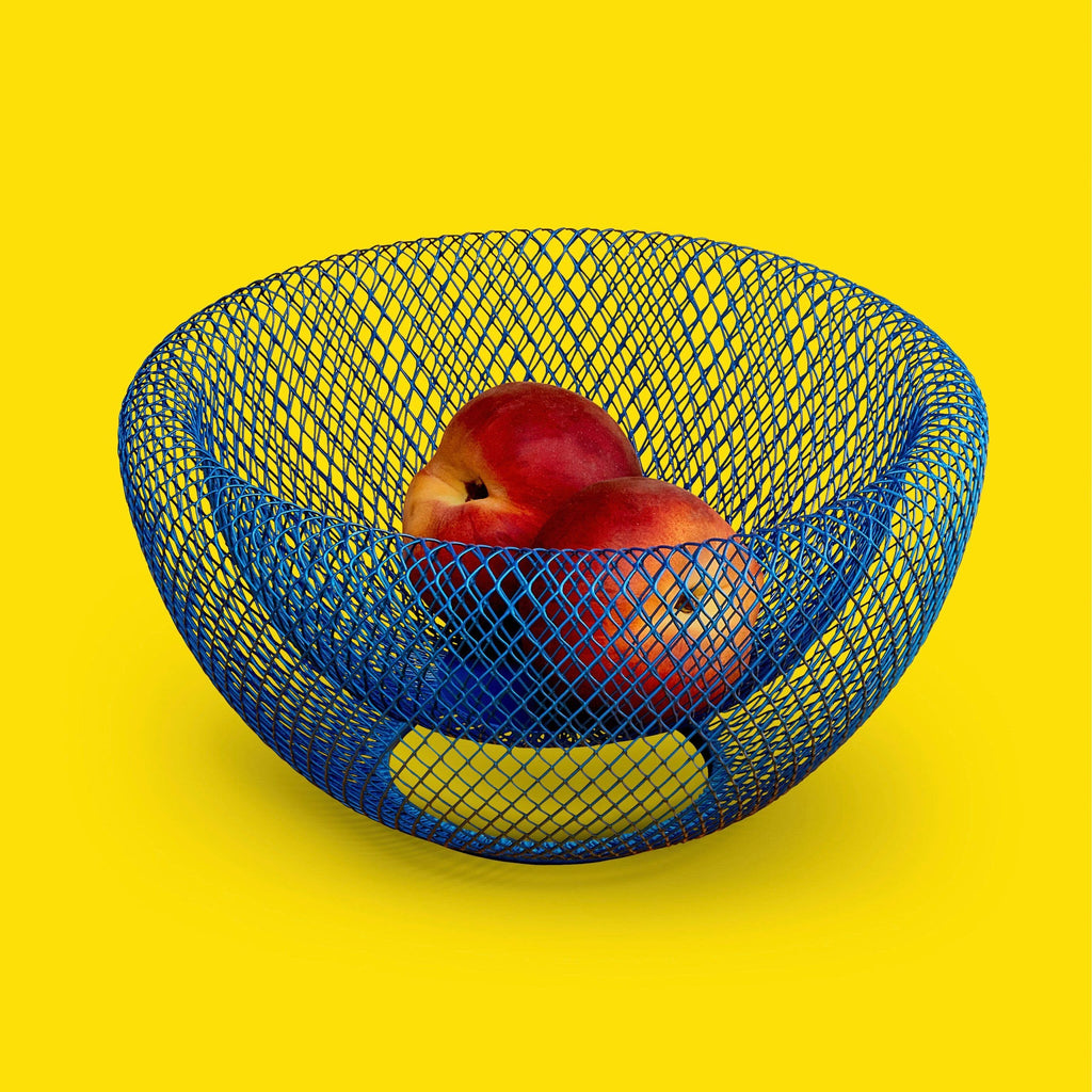 Wire Mesh Bowls - Blue