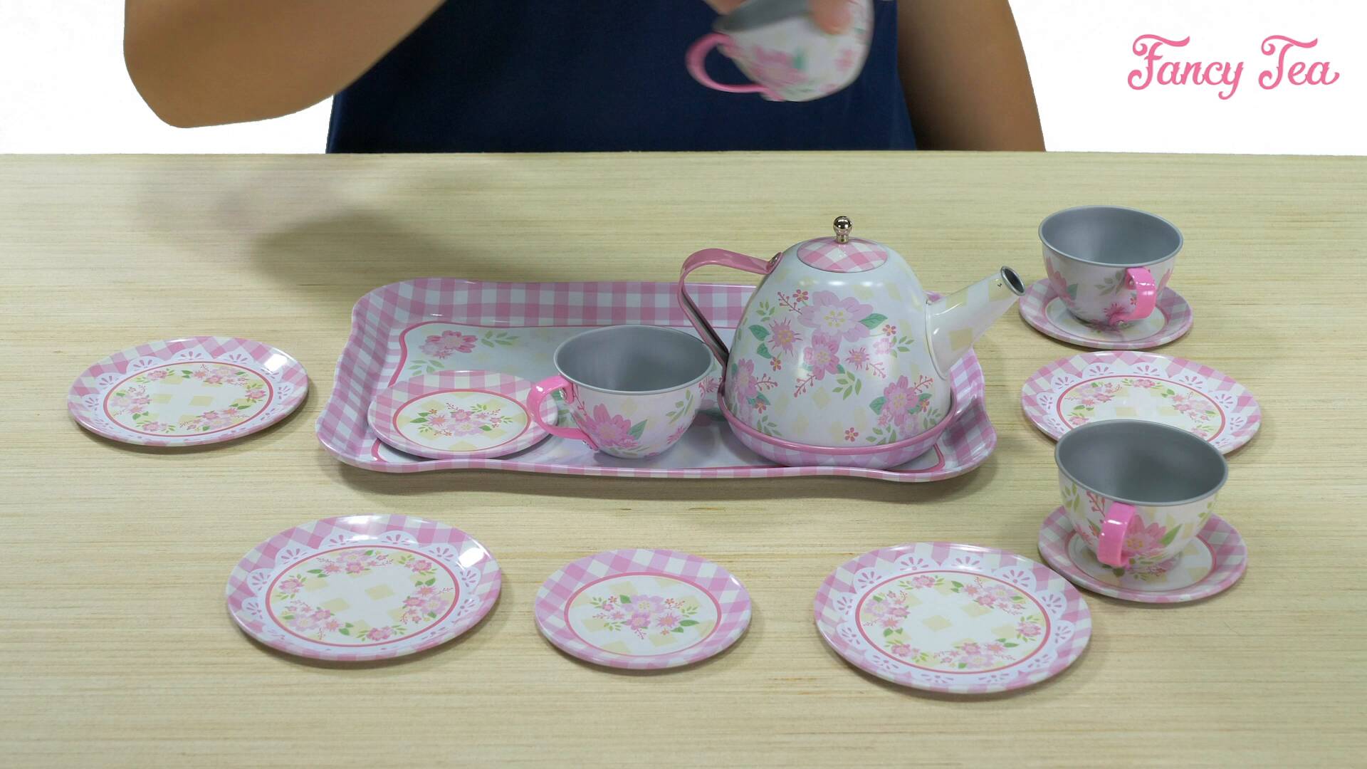 Fancy Tin Tea Set