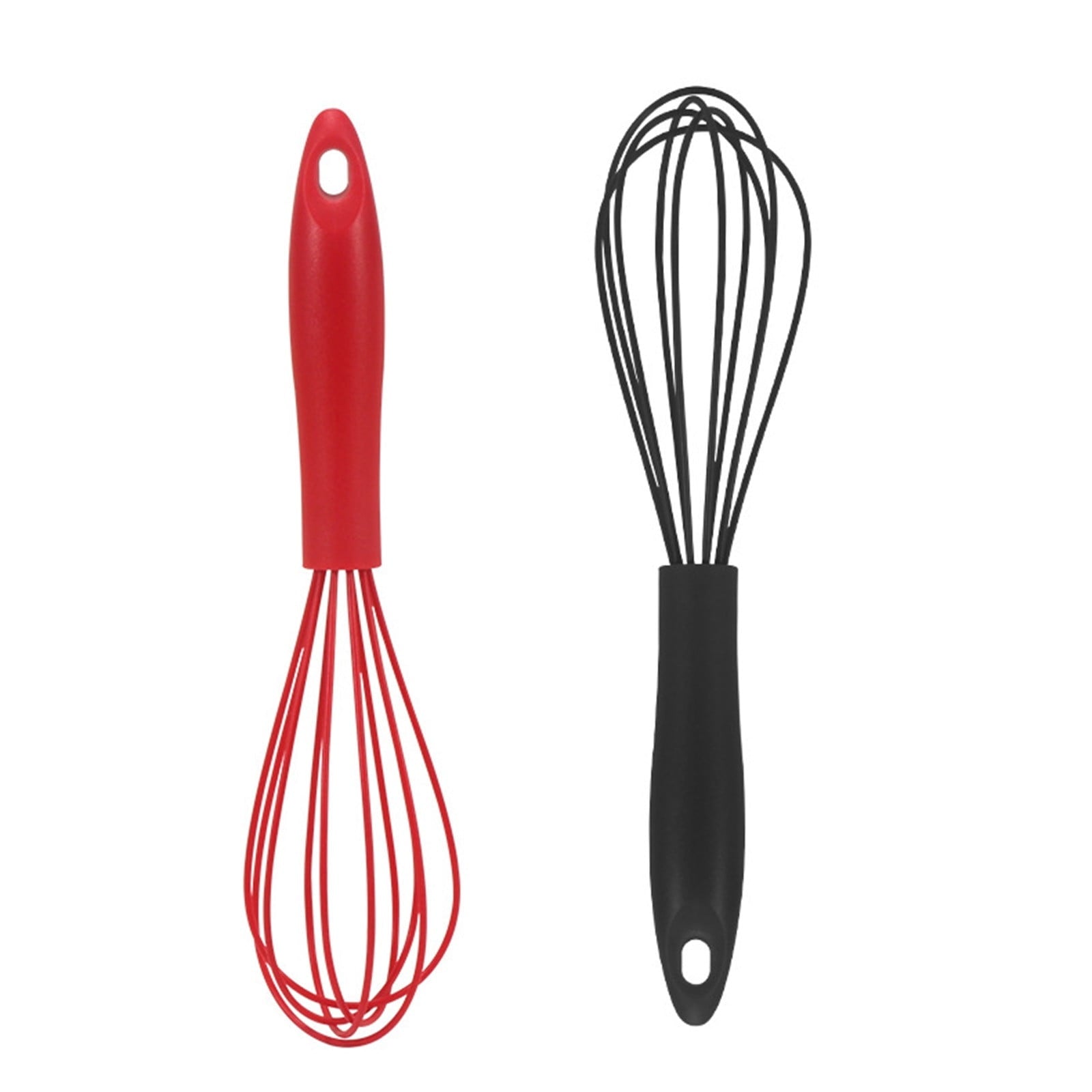 10×2.3 Inch Silicone Whisks, Wire Balloon Form Eggs Beater Kitchen Cookware Cream Stirrers, Milk Frother Coffe...