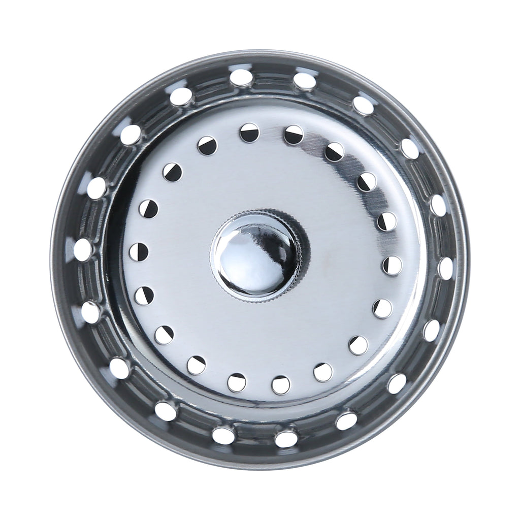 Stainless Steel 3 Pack Kitchen Sink Strainer, Mesh Strainer, and Stopper Silver