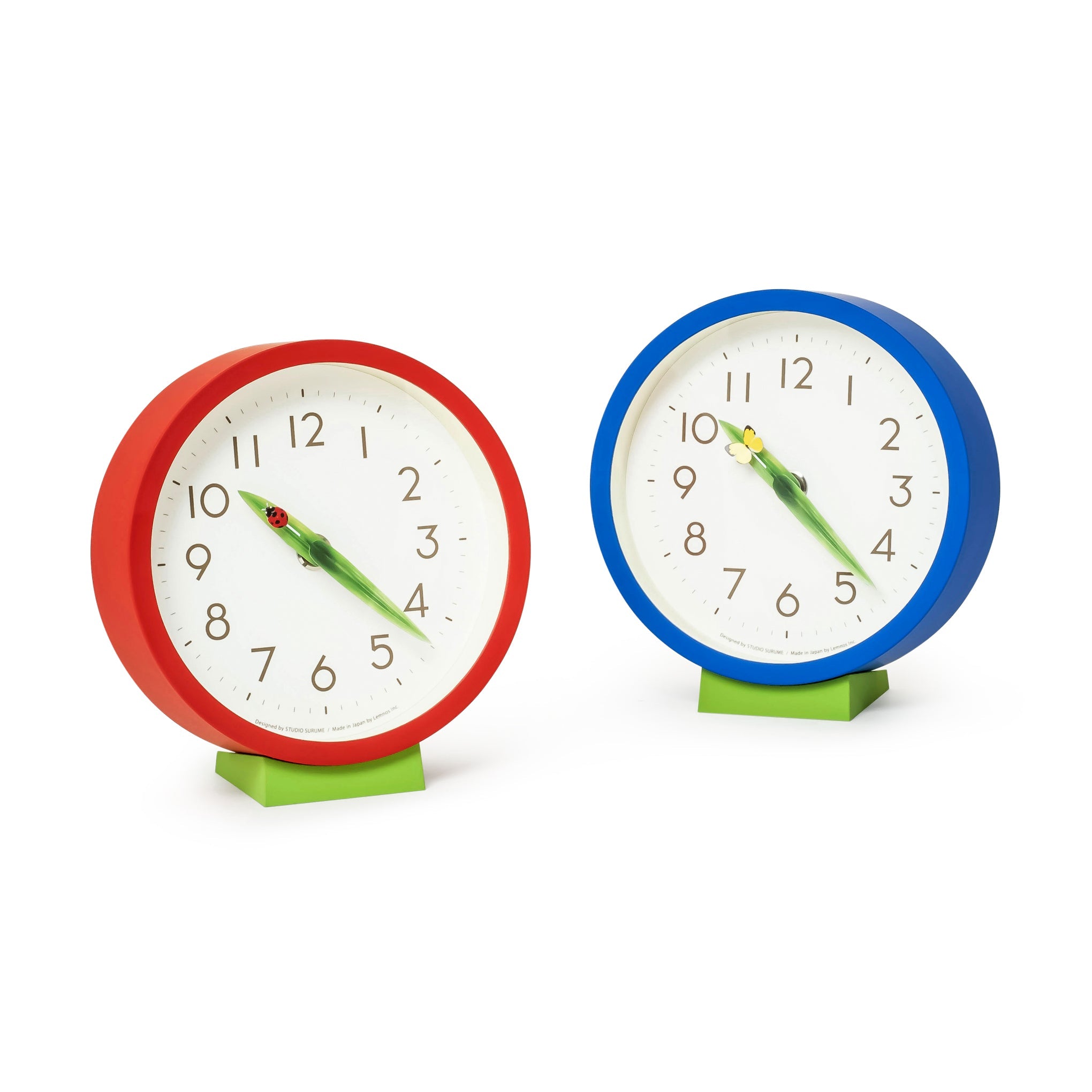 Perch Desk Clock - Red