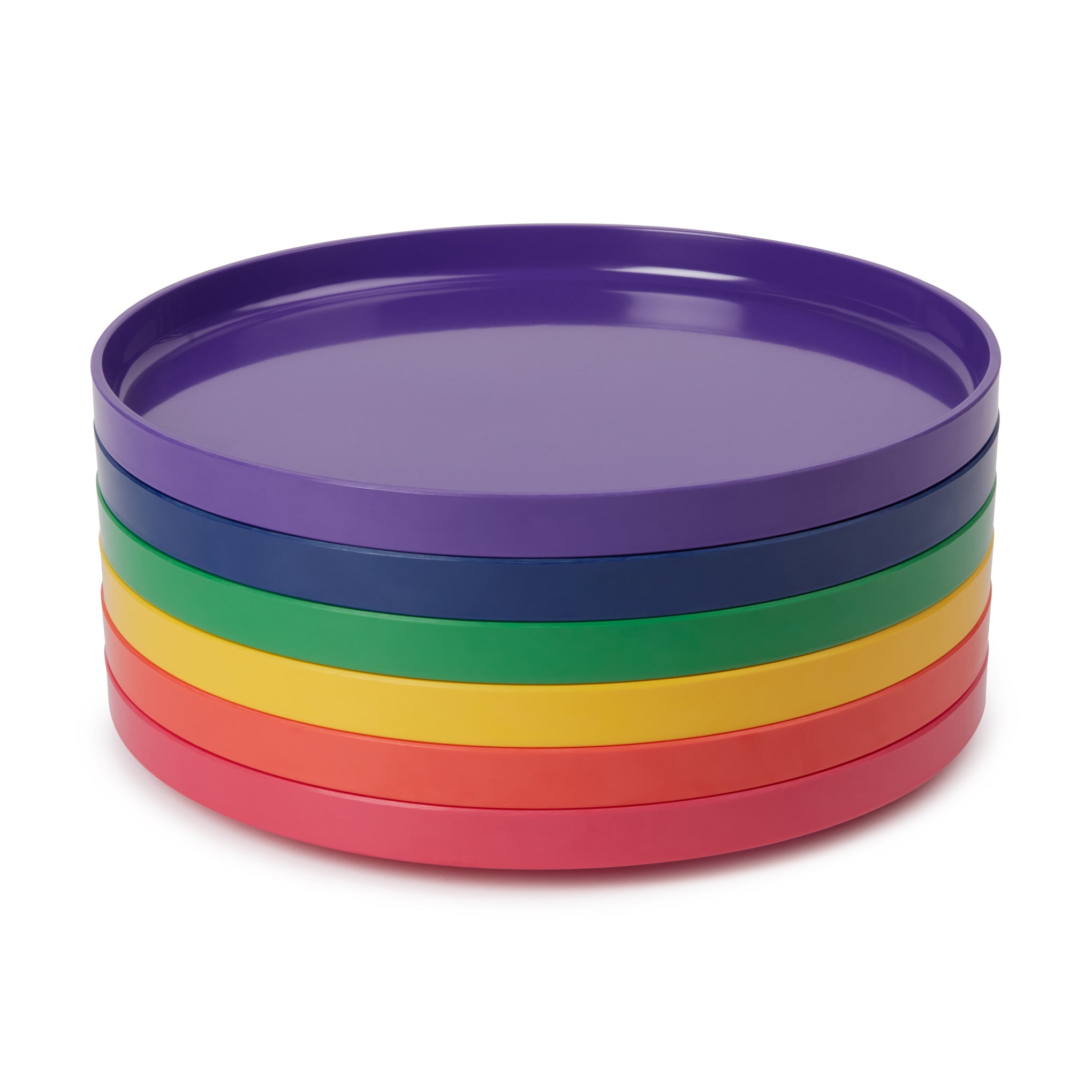 Vignelli Hellerware Rainbow Stacking Dinnerware - Set of 6