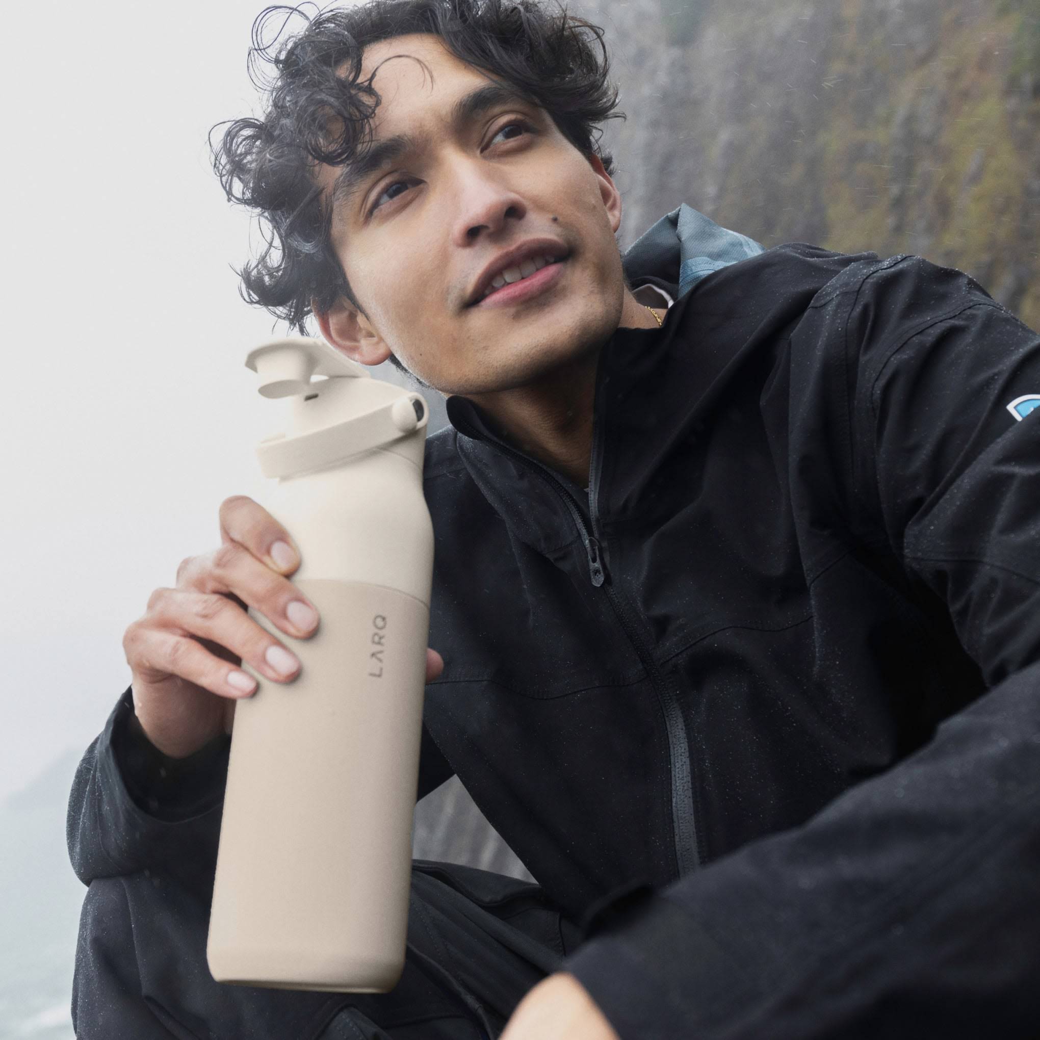 Larq PureVis 2.0 Water Bottle &amp; Filters - Mojave Dune