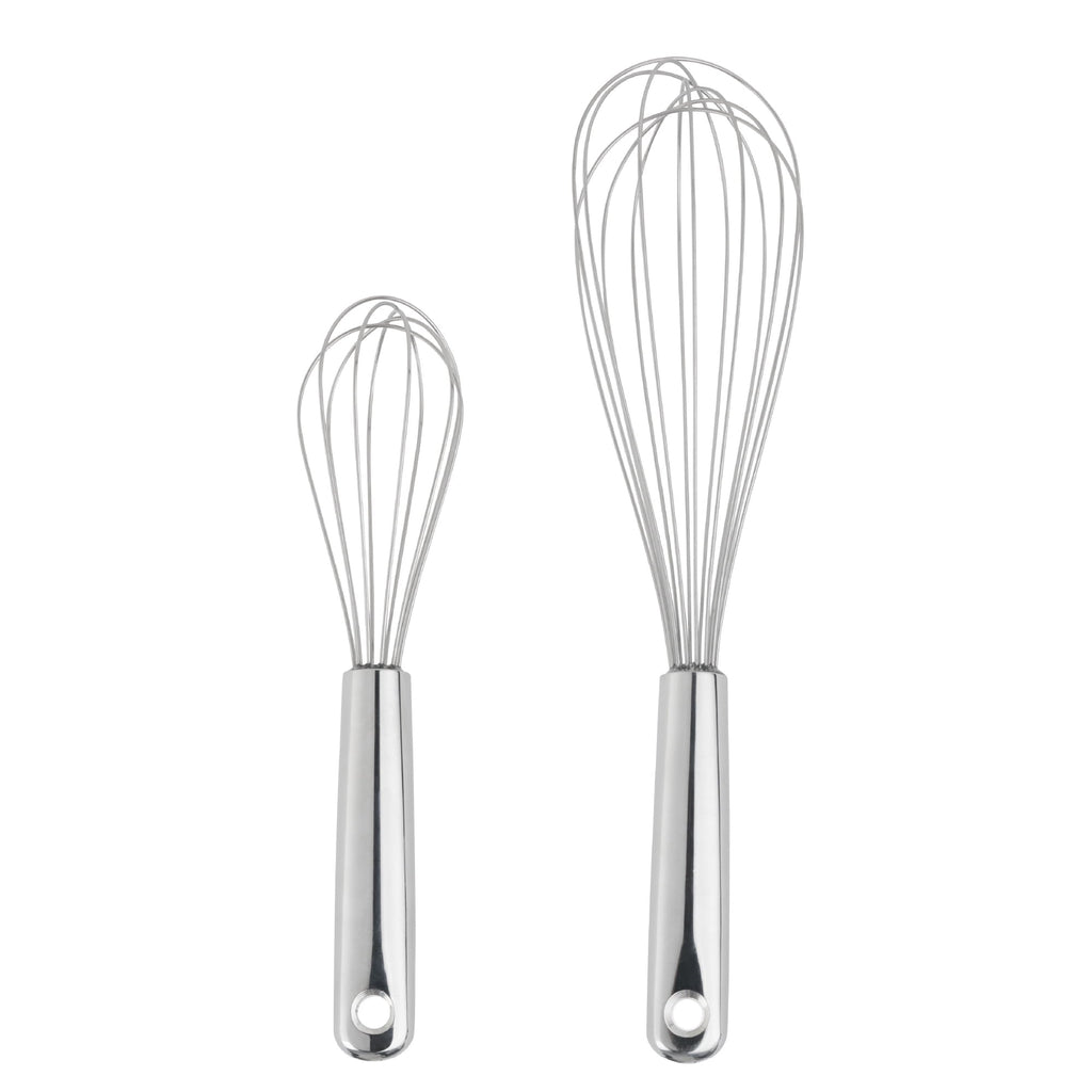 2 Piece Stainless Steel Balloon Whisk, 11.8 inch and 8.85 inch