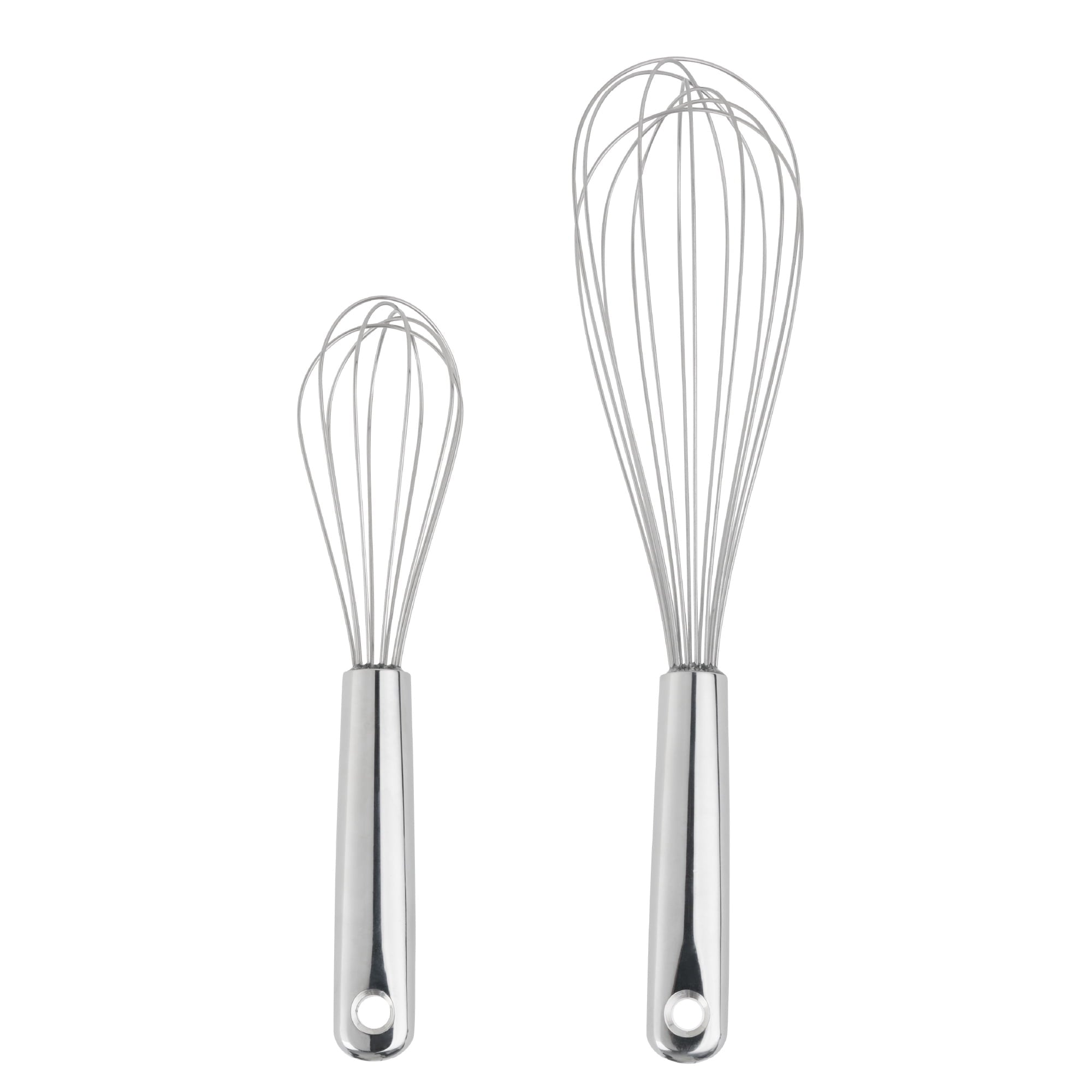 2 Piece Stainless Steel Balloon Whisk, 11.8 inch and 8.85 inch