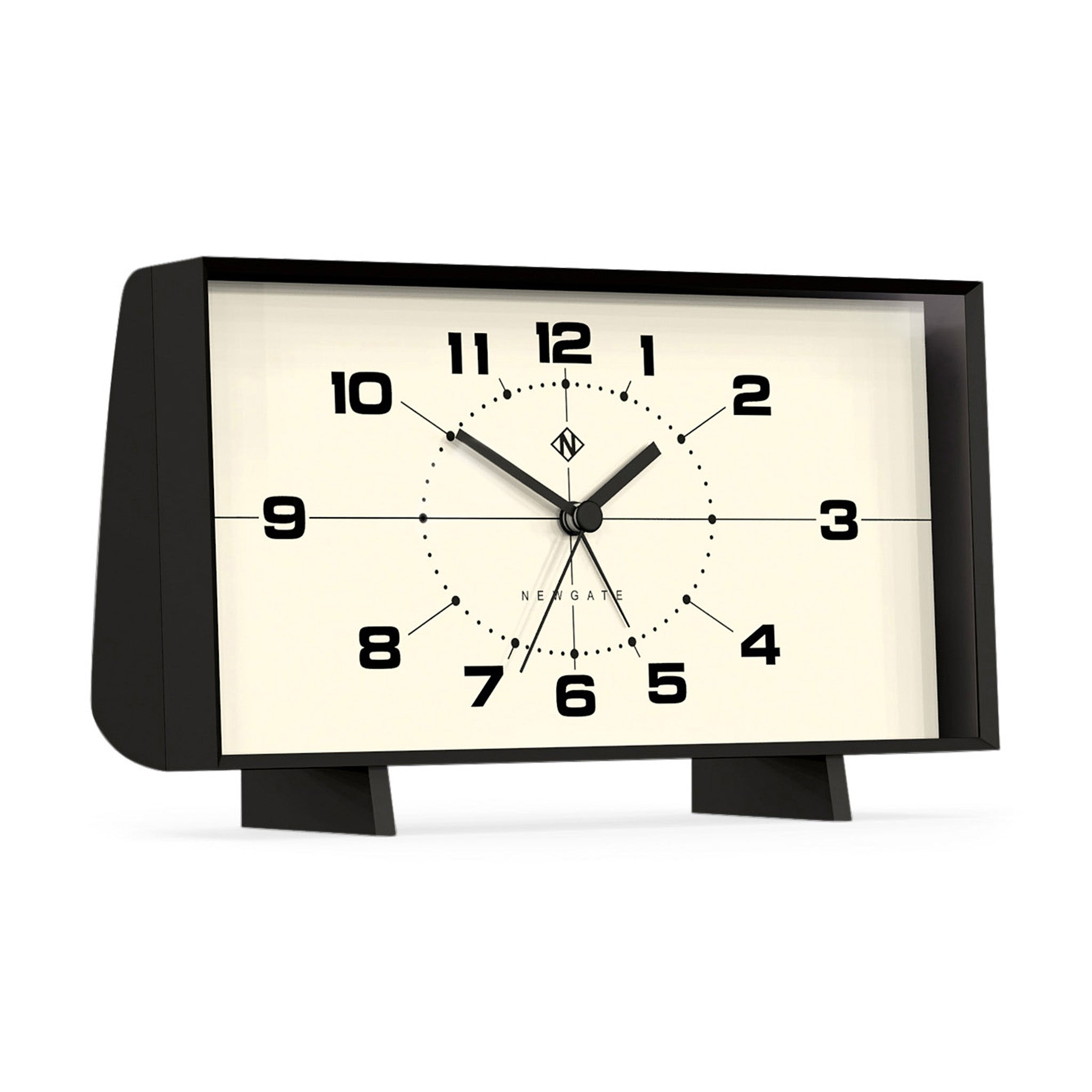 Wideboy Alarm Clock - Black/White