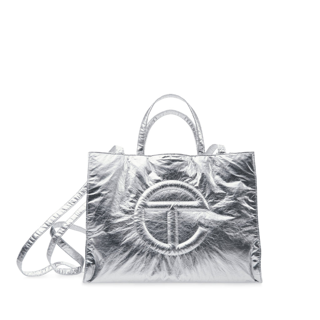 Telfar Tyvek Shopping Bag - Silver