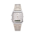 Casio AQ230 Analog Digital Watch - Silver