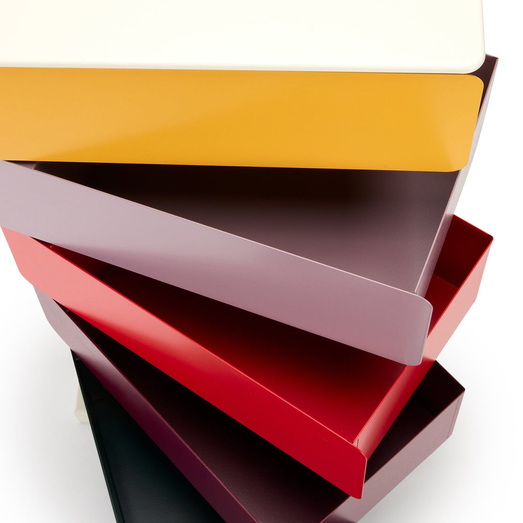 5-Drawer Pivot Cabinet - Yellow/ Red/ Green