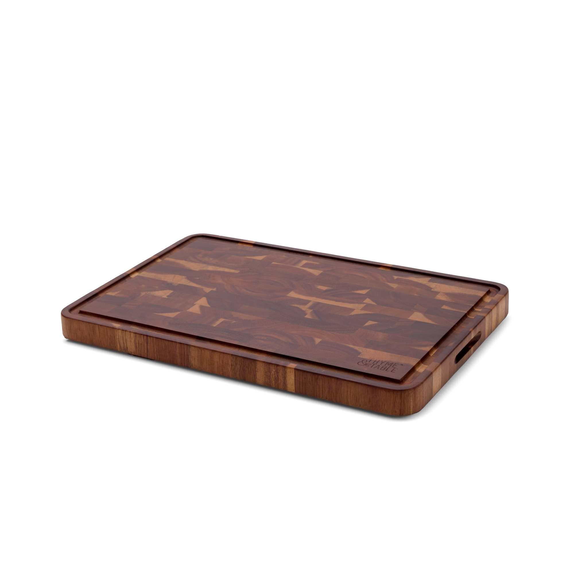 12"x18" Acacia End Grain Butcher Block