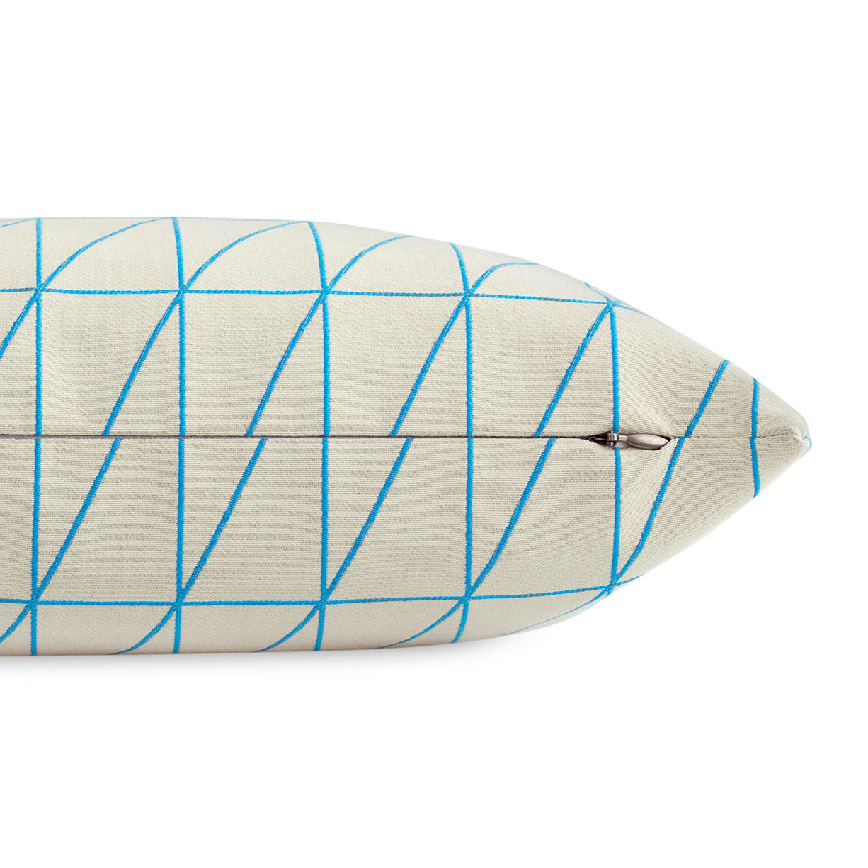 Maharam Bright Angle Cyan Pillow