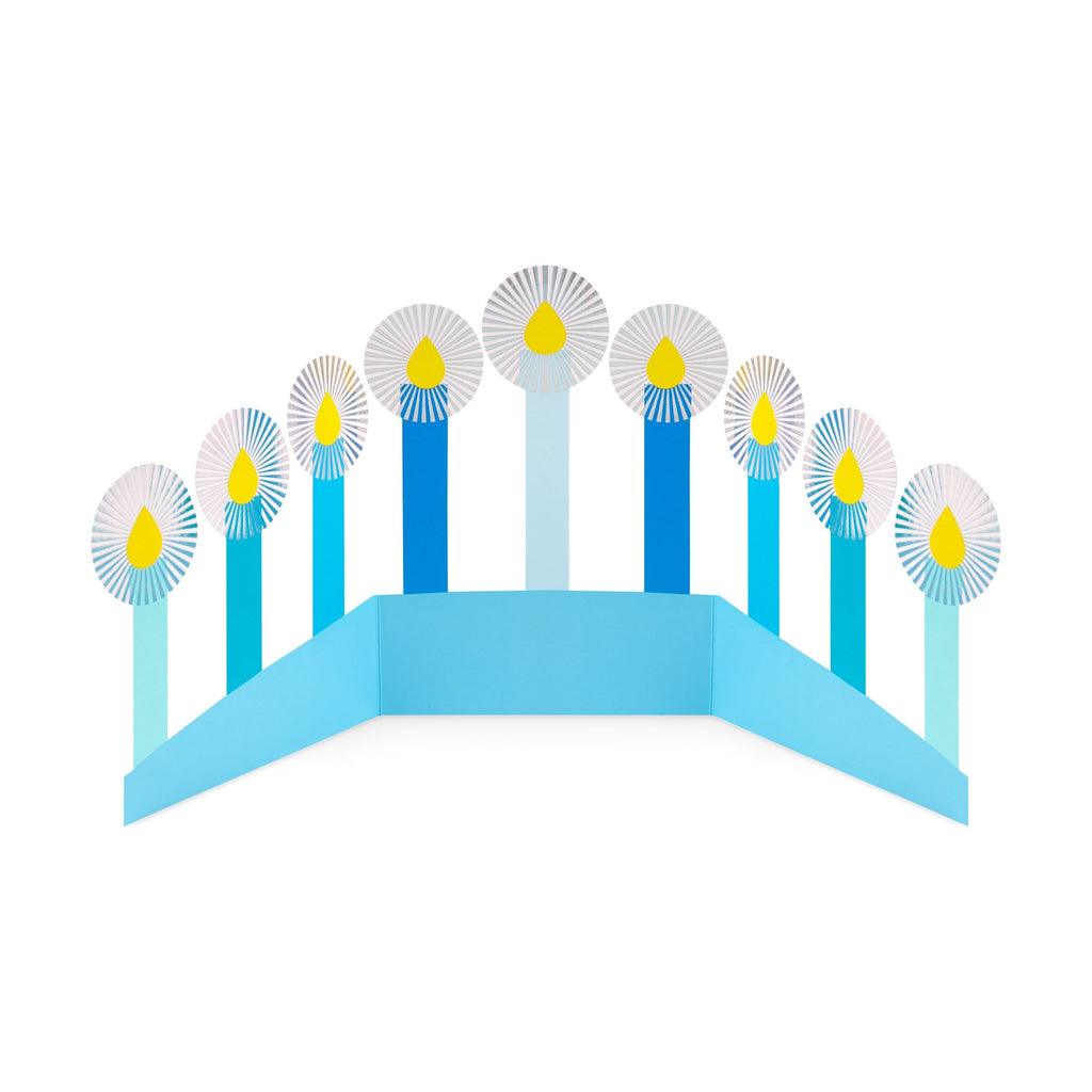Azure Hanukkah Holiday Cards - Set of 8