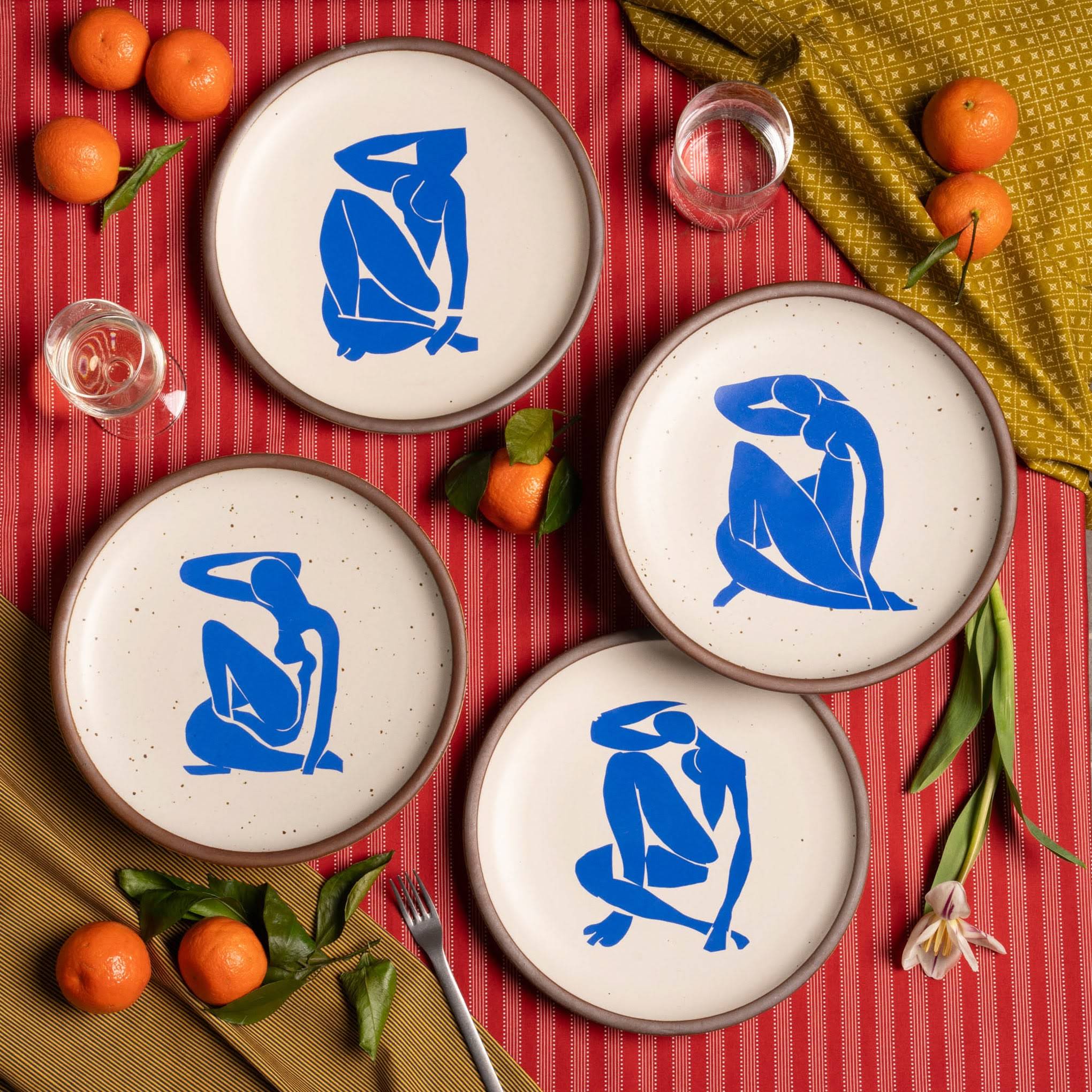 Henri Matisse Nu bleu. I–IV Stoneware Dinner Plates - Set of 4