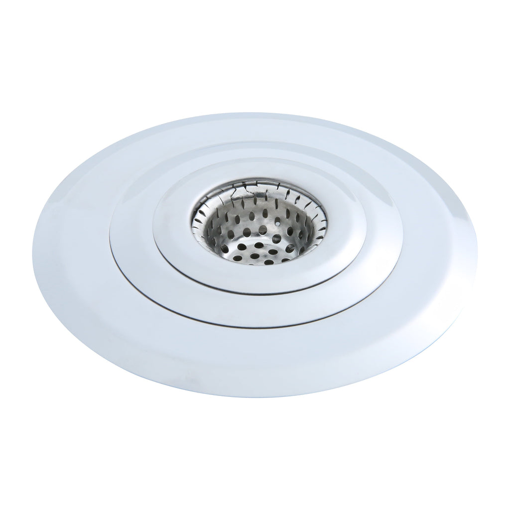 Stainless Steel Kitchen Sink Drain Strainer Set 3 Pack 4.45", 2.95", 2.1" Silver