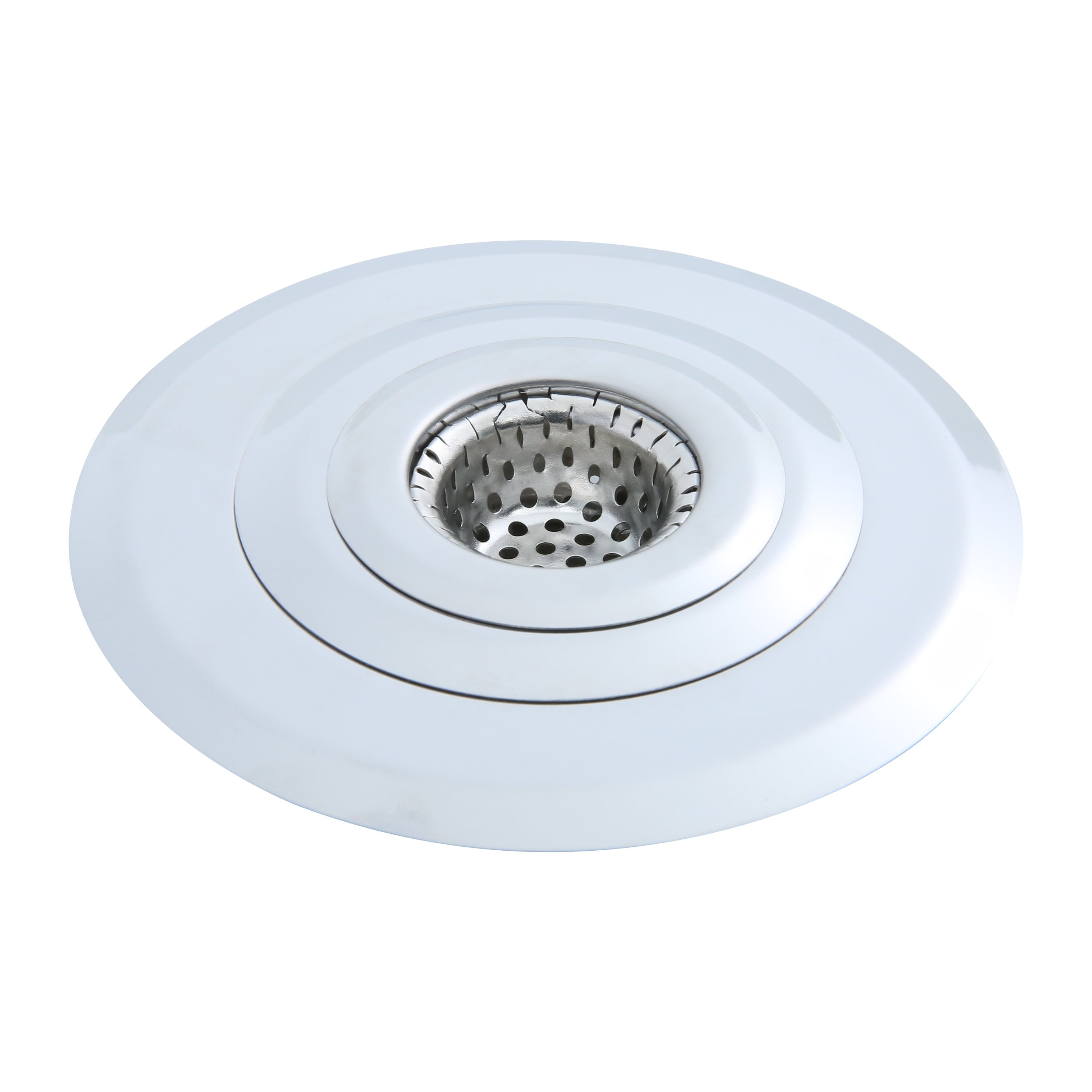 Stainless Steel Kitchen Sink Drain Strainer Set 3 Pack 4.45", 2.95", 2.1" Silver
