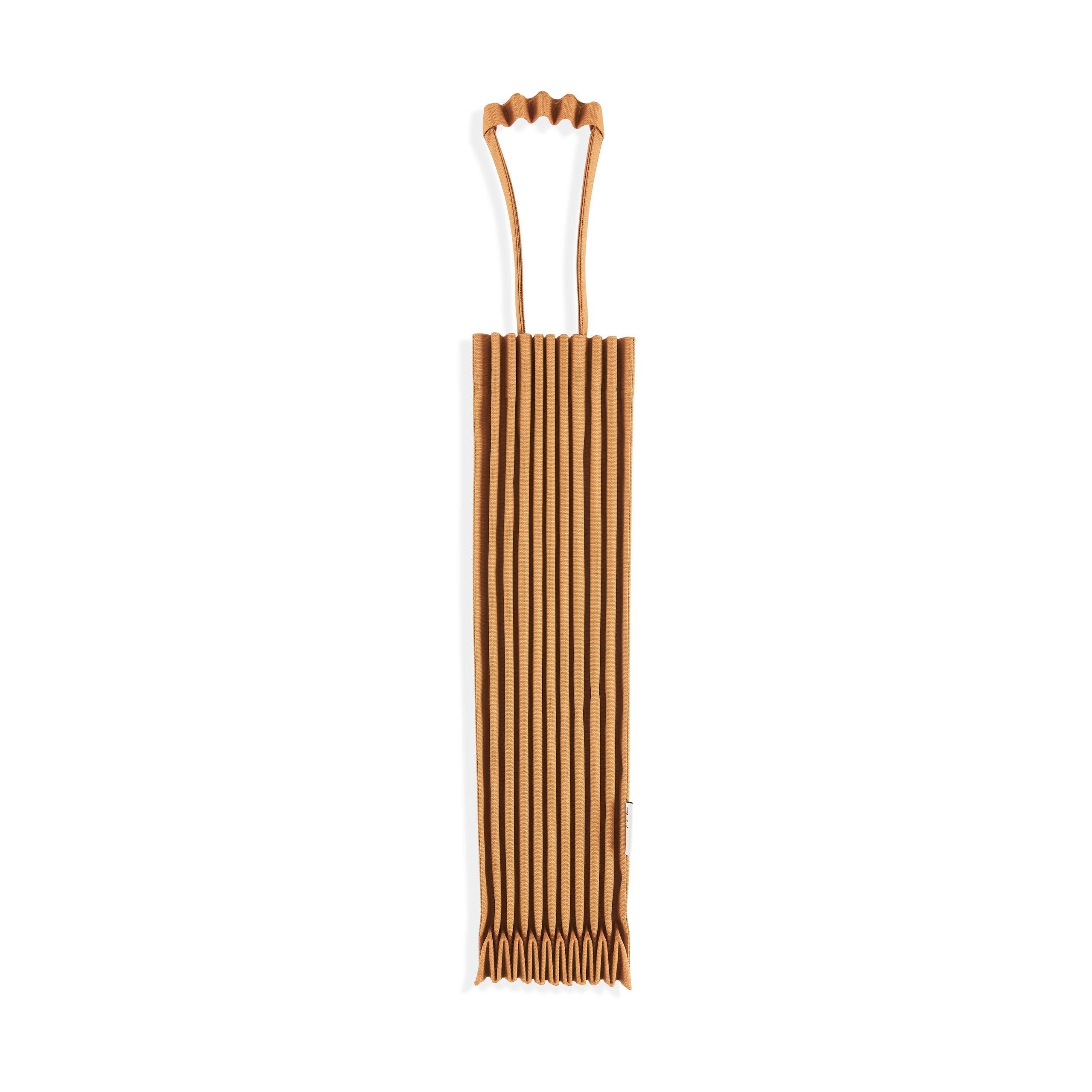 me ISSEY MIYAKE Recycled Polyester Trunk Pleats Bag - Bread
