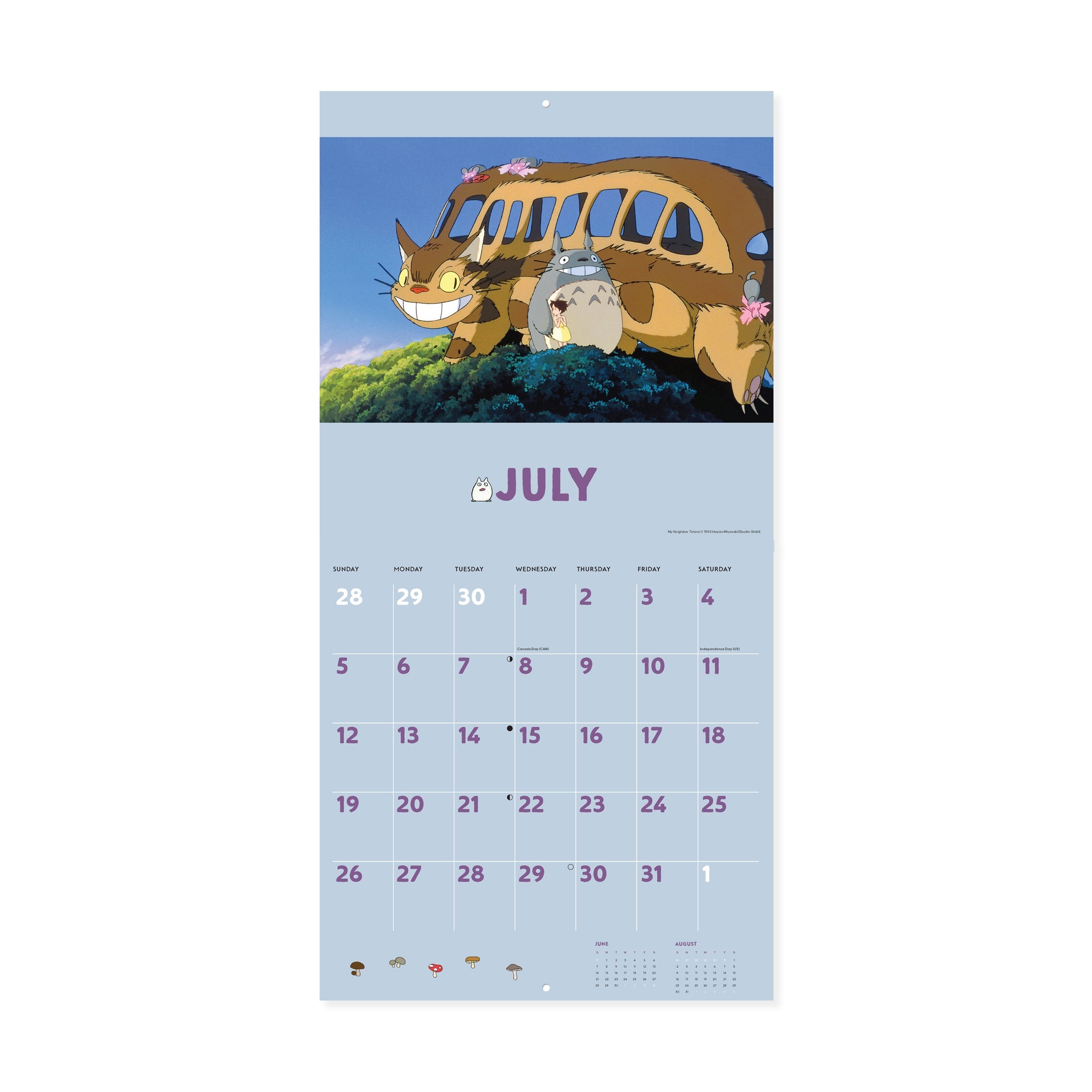 2026 My Neighbor Totoro Wall Calendar