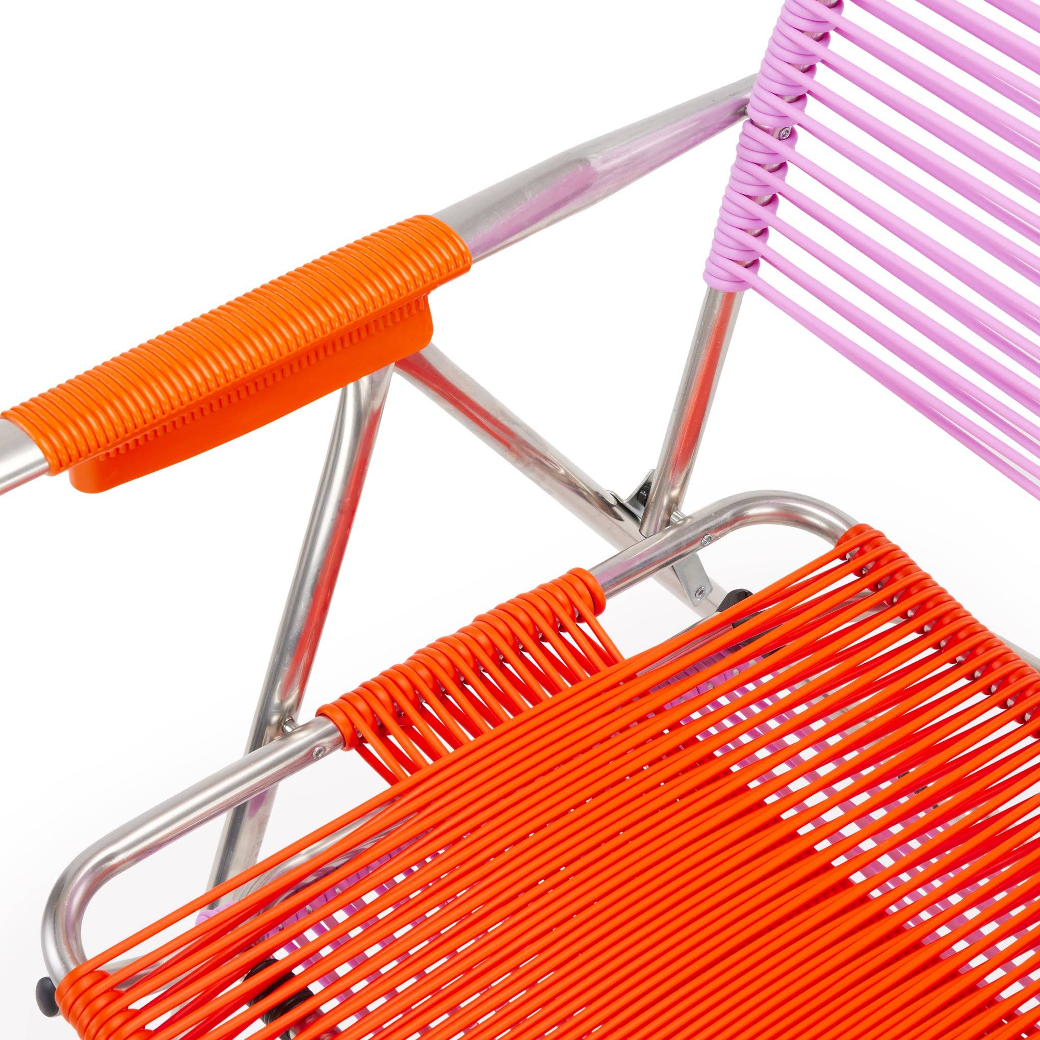 Spaghetti Outdoor Lounge Chair - Pink/ Orange