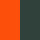 Lumio Book Lamp - Orange/ Green