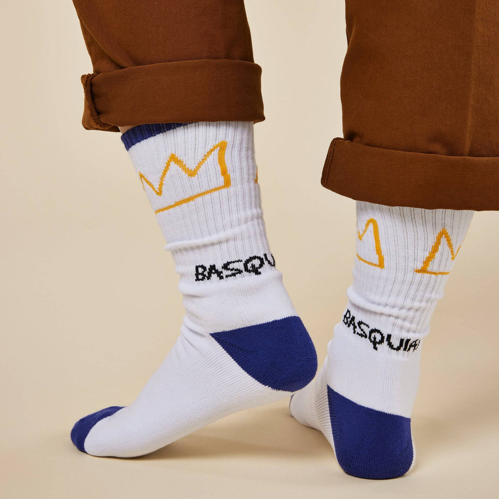 Jean-Michel Basquiat Socks - Crown