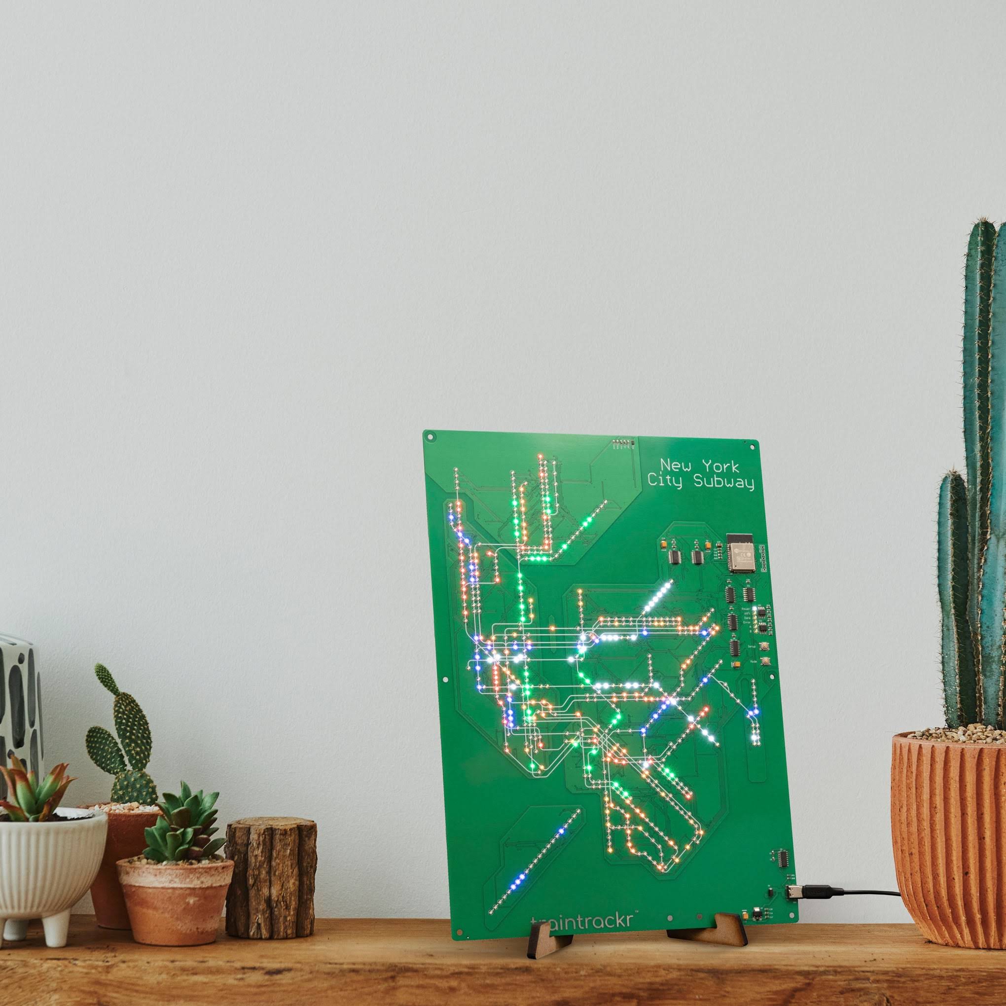 Traintrackr NYC Subway Circuit Board 2.0