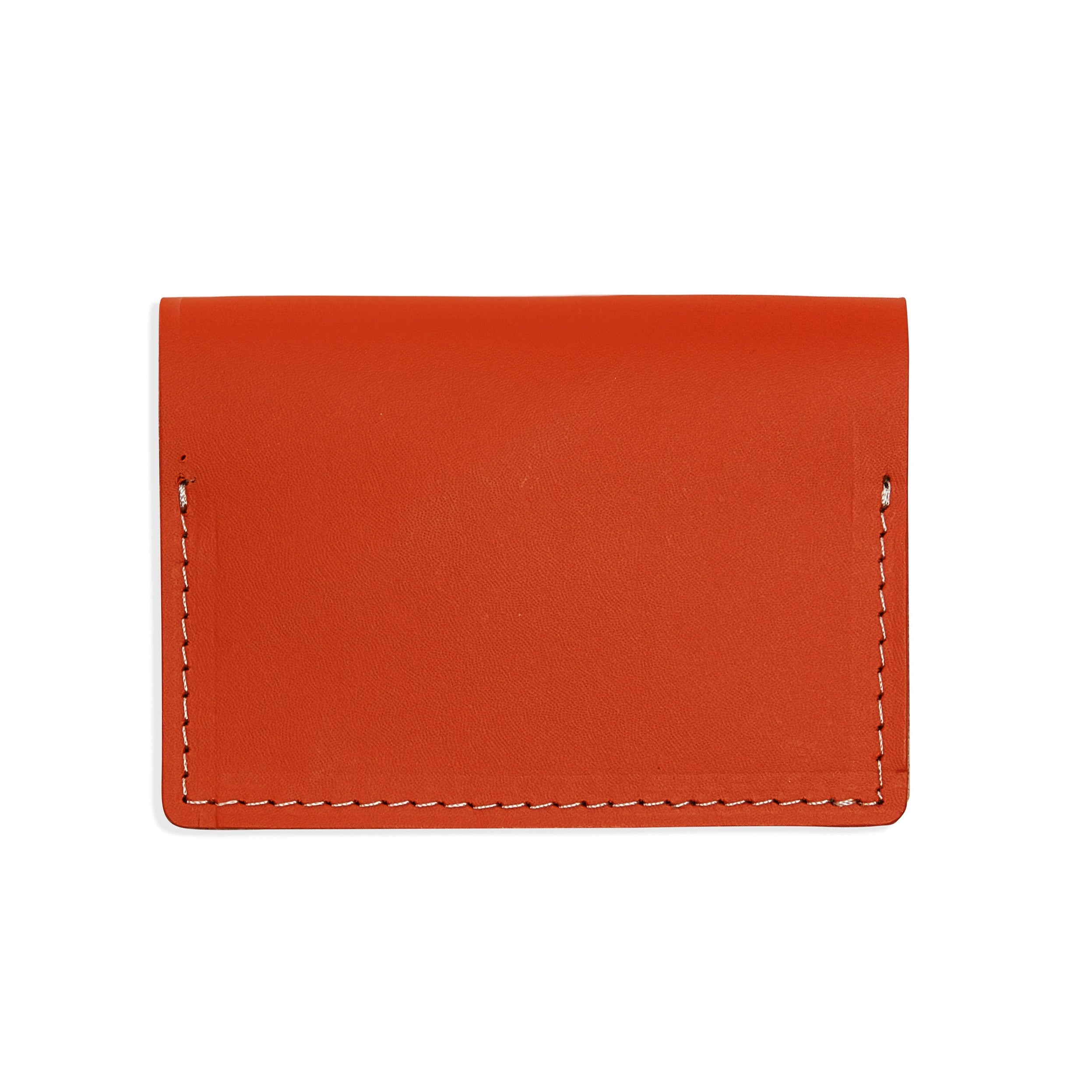 Primary Recycled Leather Wallet - Blue/ Red