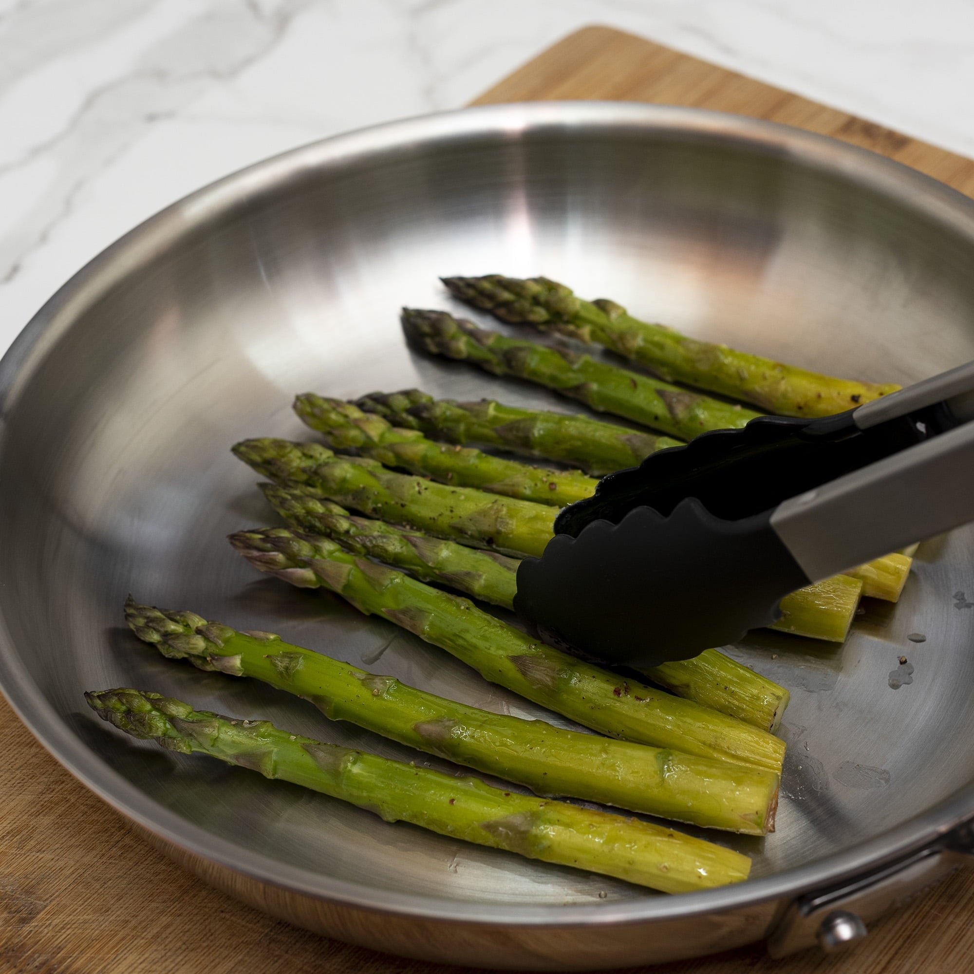 13 Inch Rust Resistant Nylon End Stainless Steel Dripless Kitchen Tongs