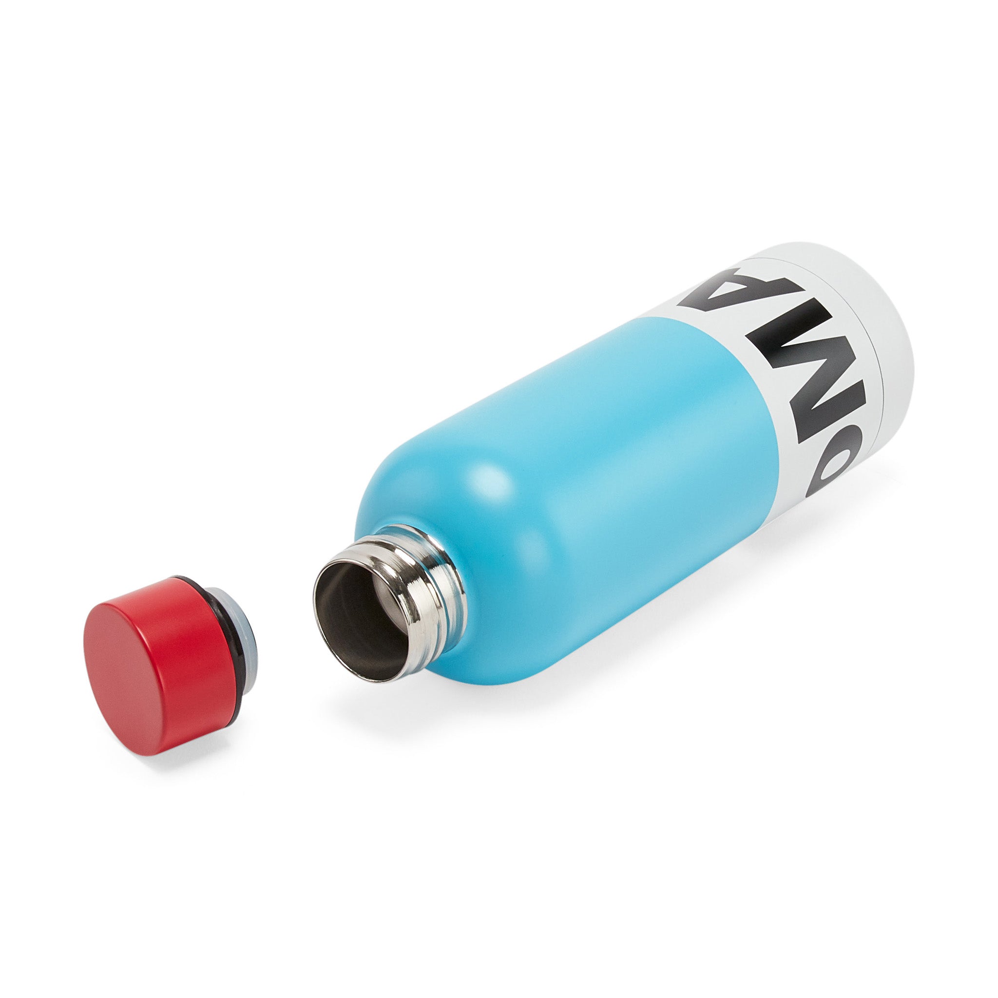 MoMA Logo Water Bottle - Blue/ Red
