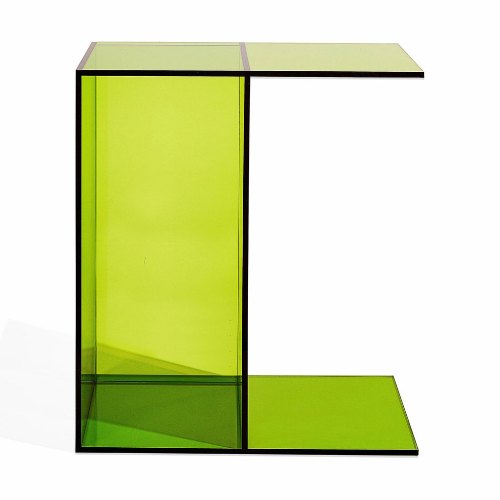 Two-Way Side Table - Green/ Orange