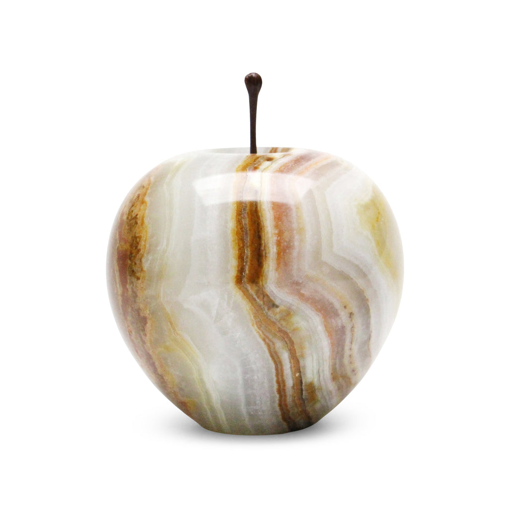 Marble Apple Paperweight - Stripe