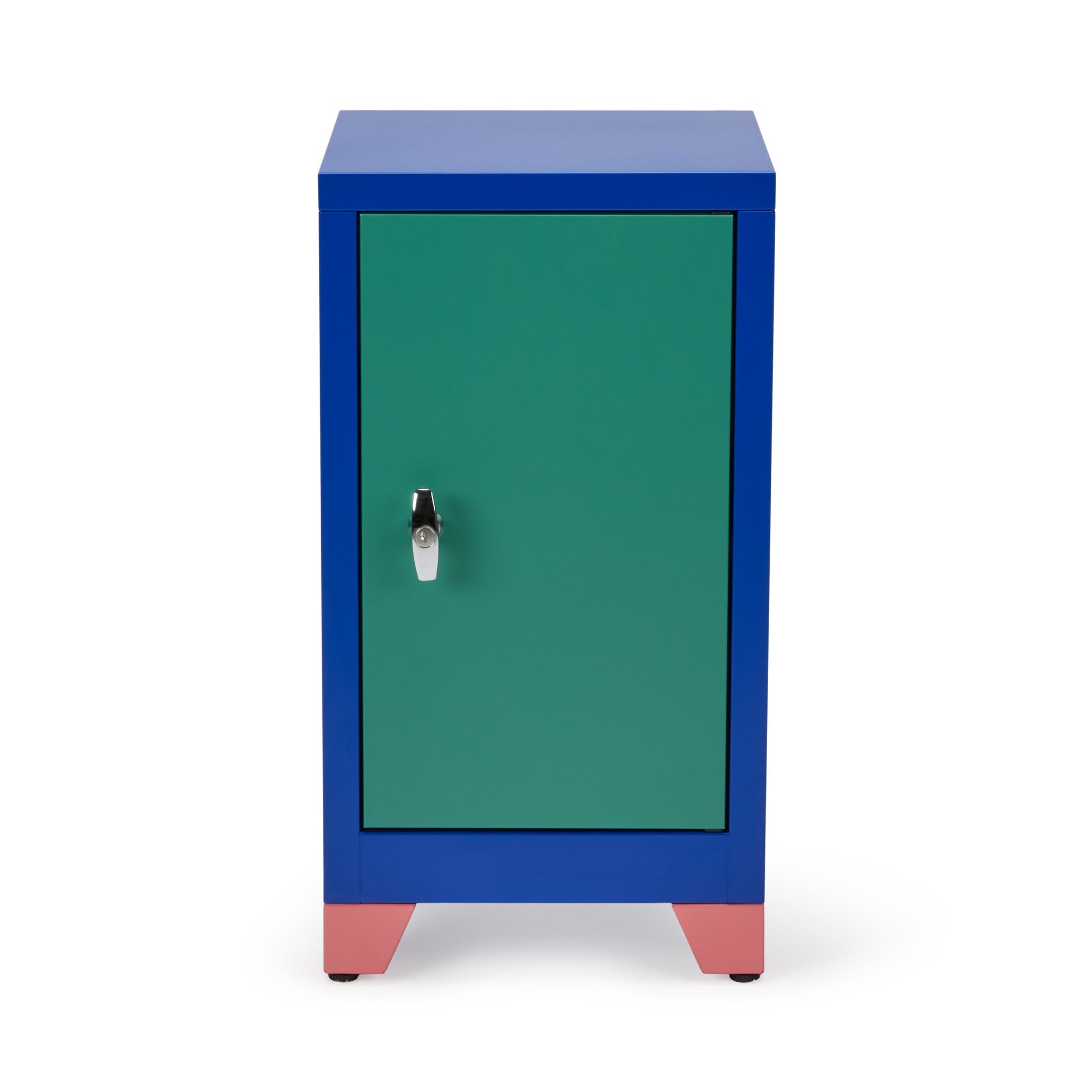 Metal Locker &amp; Side Table - Green