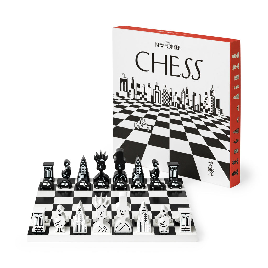 The New Yorker Magazine Chess Set