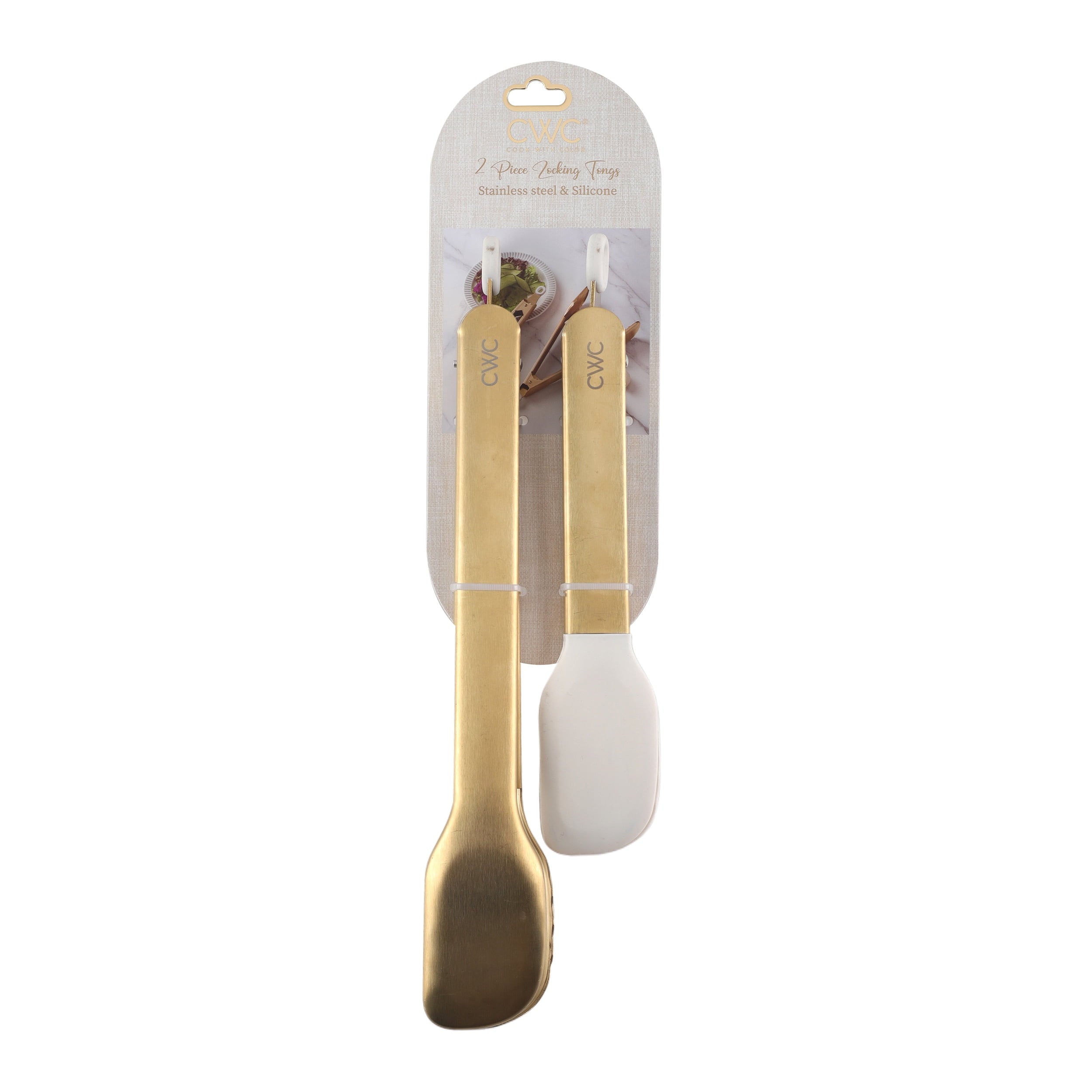 2-Piece Tongs Set Durable & Heat-Resistant