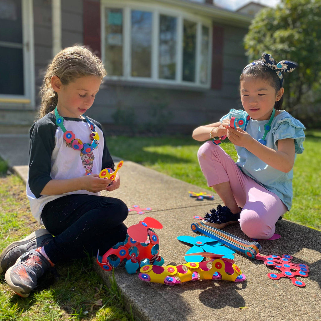 Clixo Rainbow Magnetic Construction Set