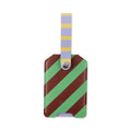 Dusen Dusen Recycled Leather Luggage Tag - Stripe