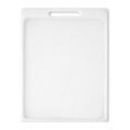 (3 pack) 8.5"X11" Non-Slip Poly Cutting Board, White Color