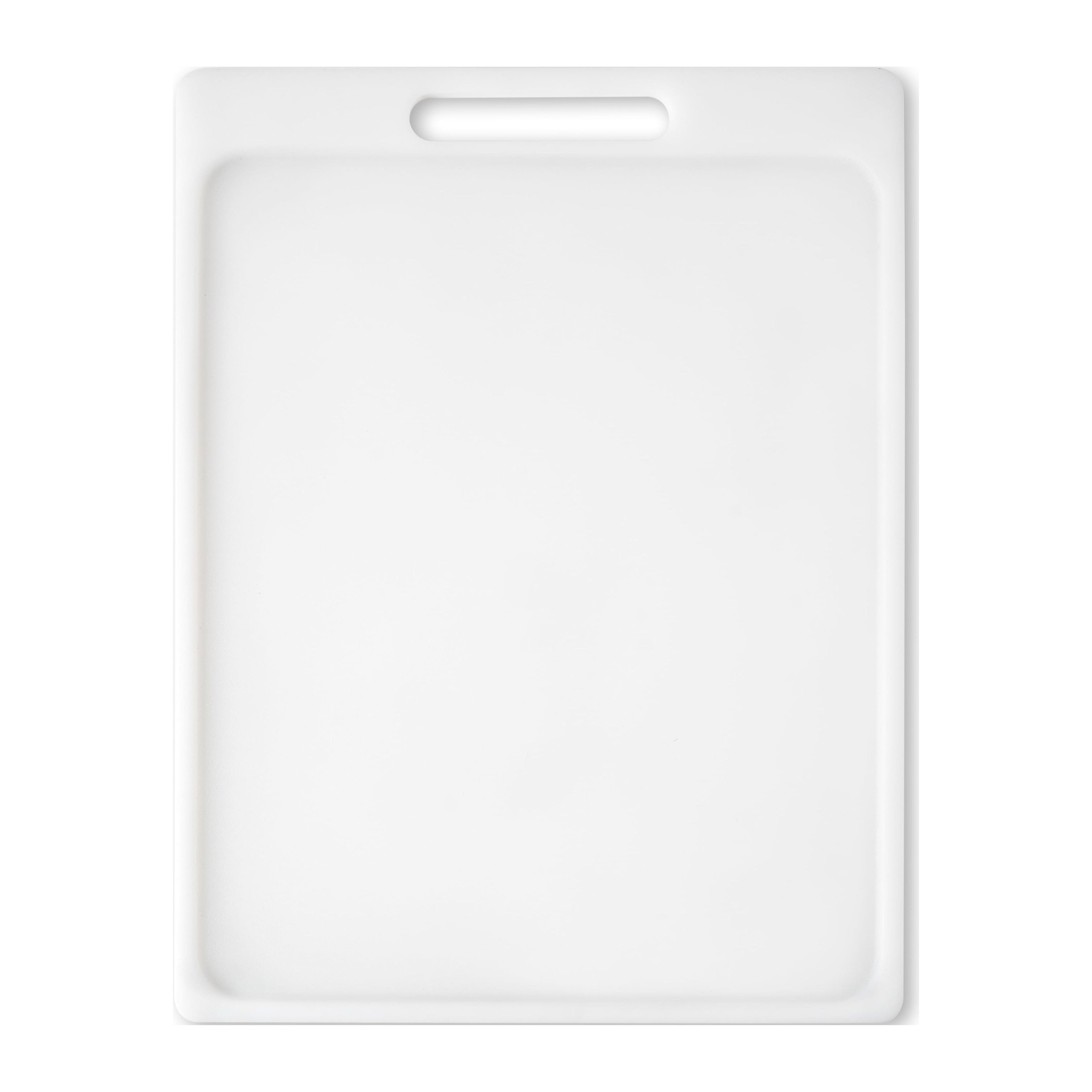 (3 pack) 8.5"X11" Non-Slip Poly Cutting Board, White Color