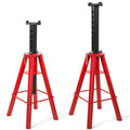 USA 1 PAIR HEAVY DUTY JACK TRUCK SEMI STANDS HIGH LIFT 10 TON 32" TO 48"