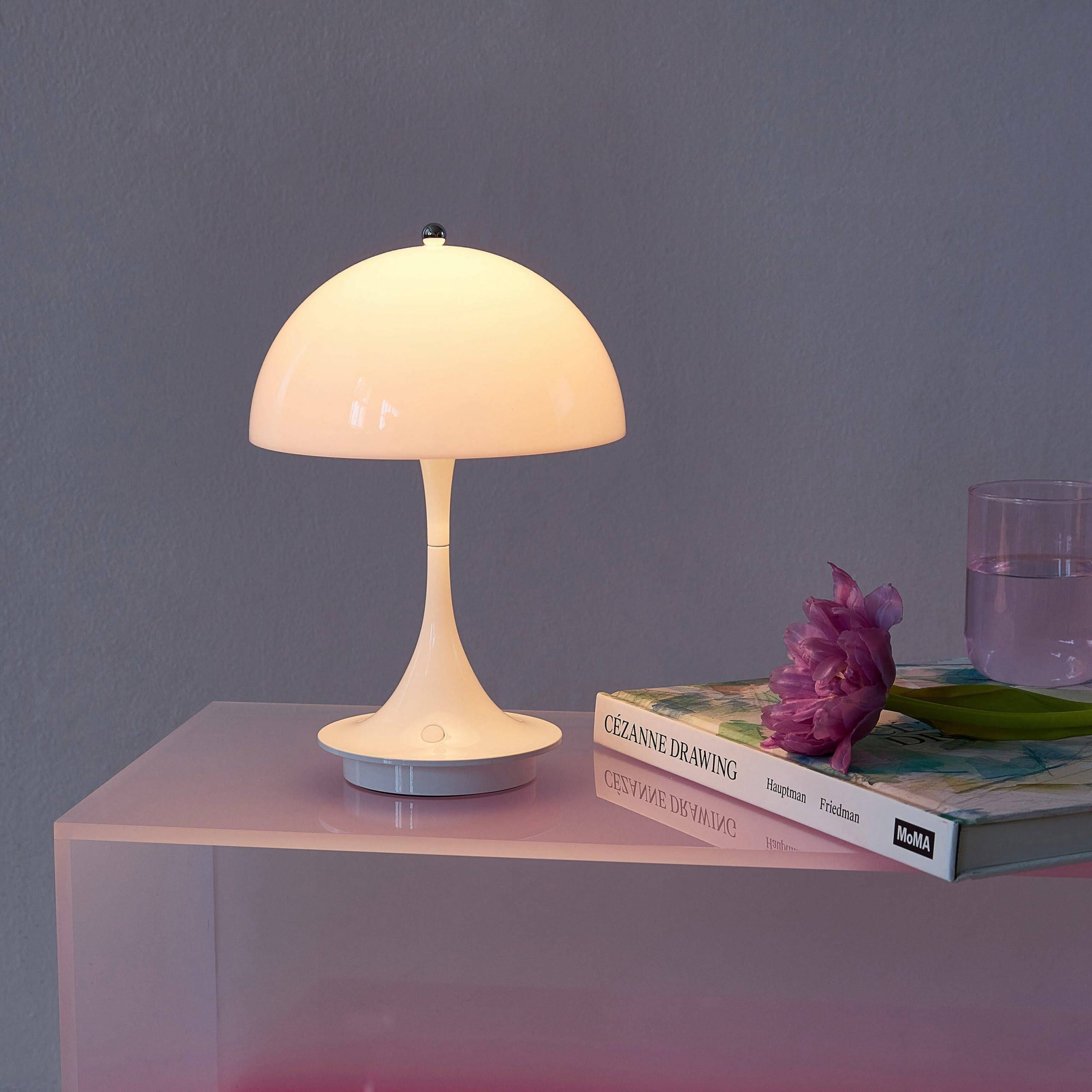 Panthella 160 Portable Table Lamp - White