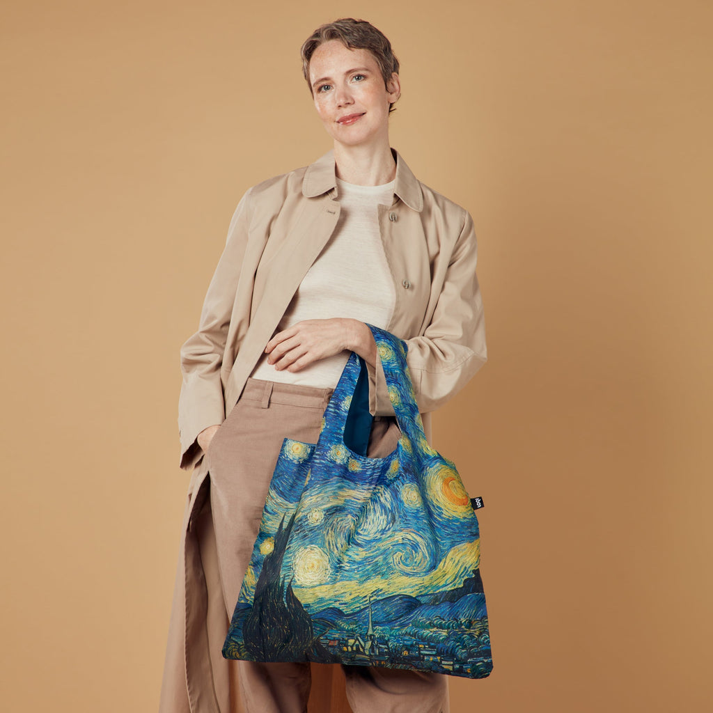 Loqi Recycled Polyester Artist Tote Bag - Van Gogh