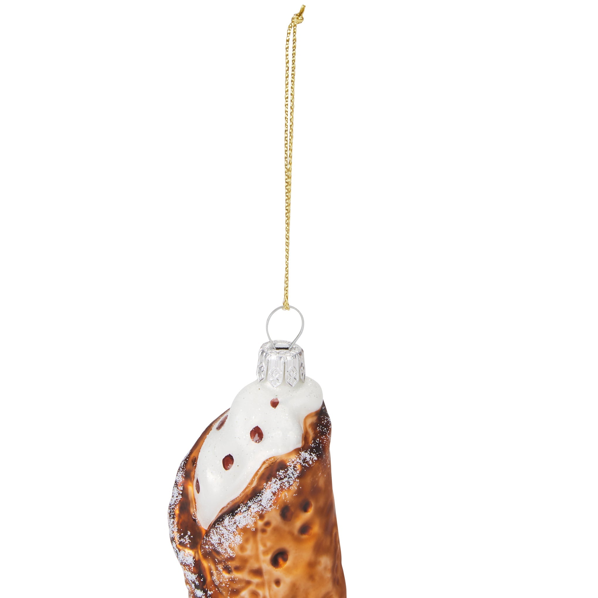 NYC Glass Holiday Ornament - Cannoli