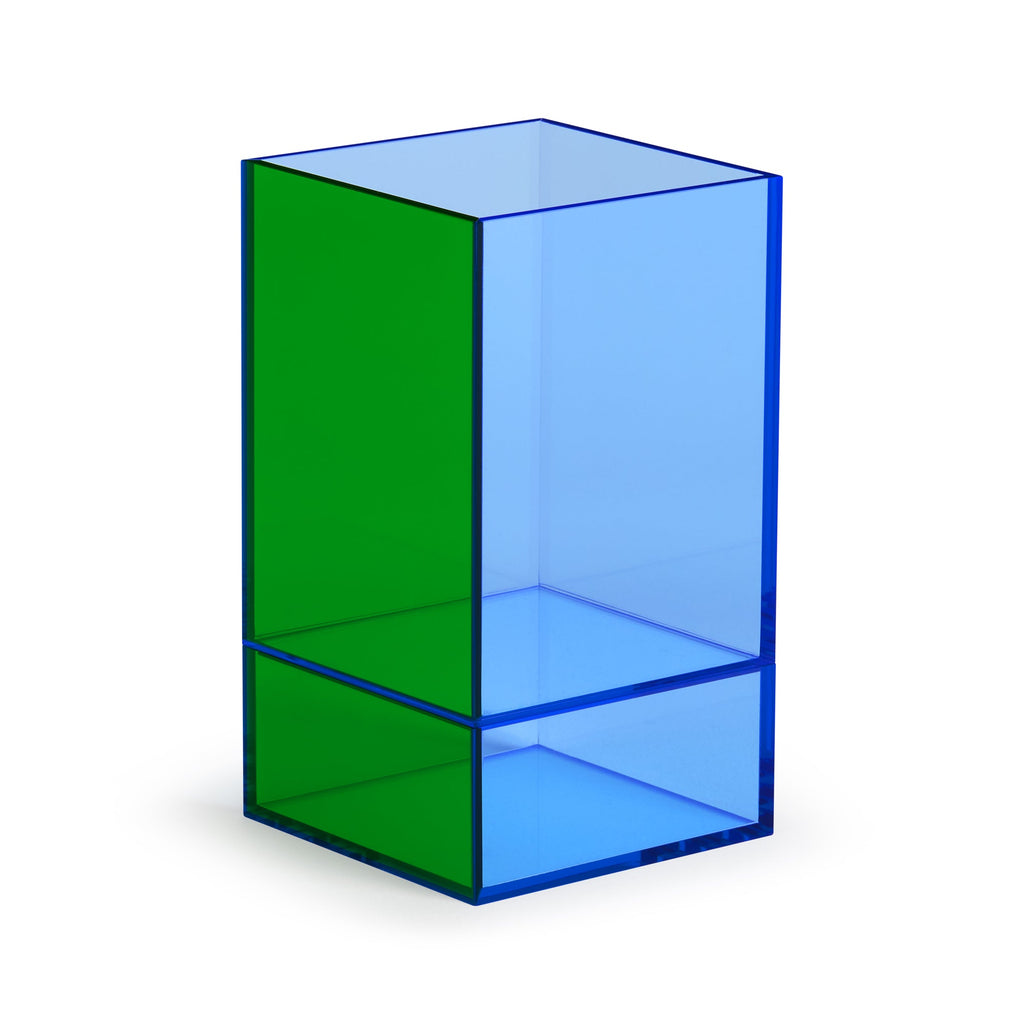 MoMA Colorplay Pen &amp; Pencil Cup Holder - Blue / Green