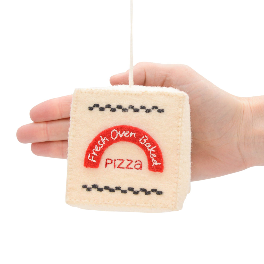NYC Felt Ornament - Pizza Box