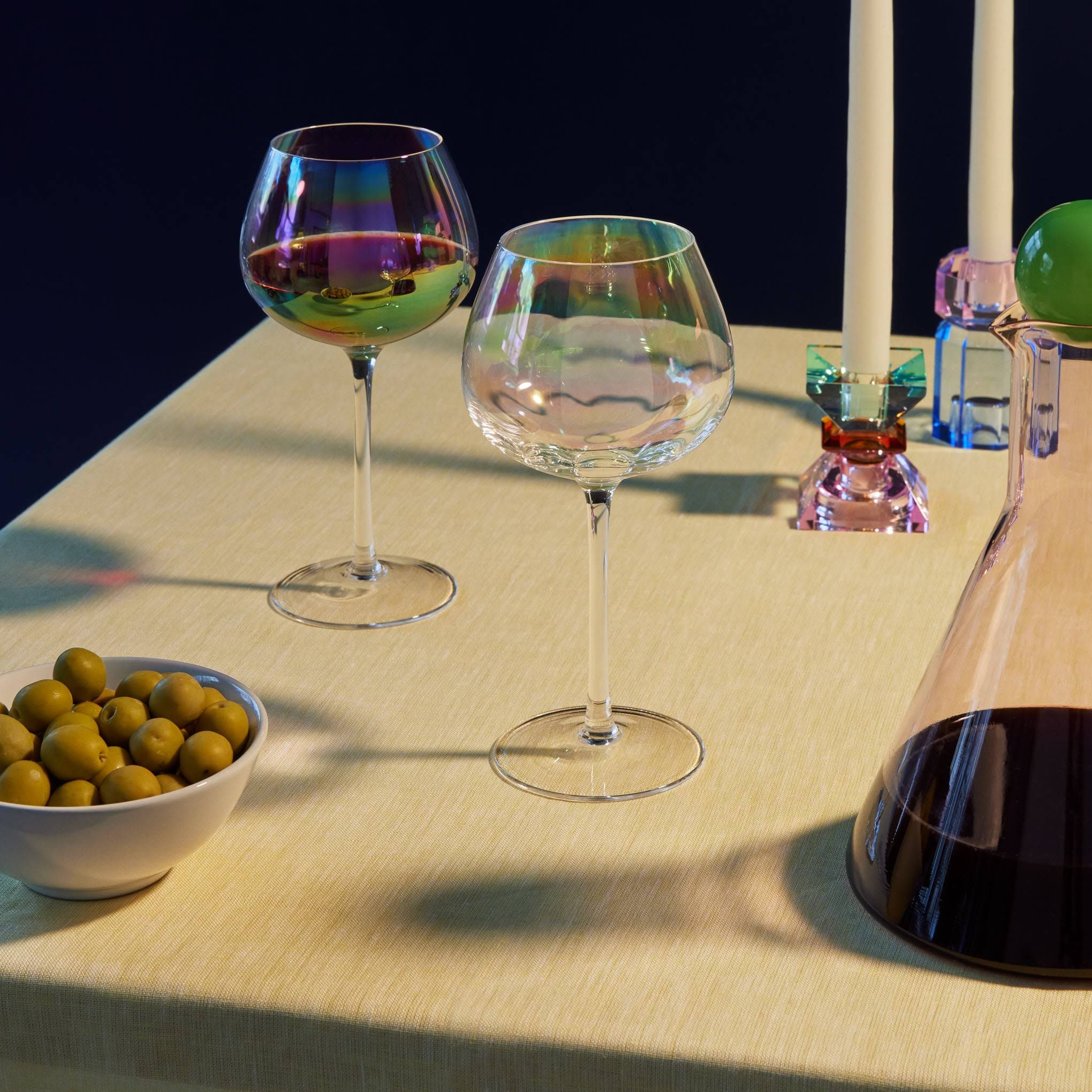 Pearl Glass Drinkware - Set of 2 - Red Wine
