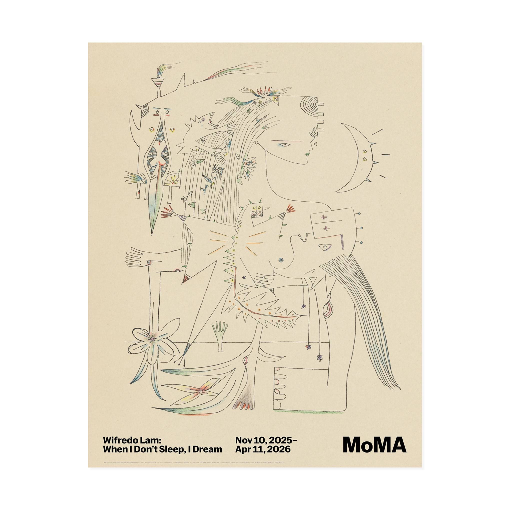 Wifredo Lam Exhibition Poster