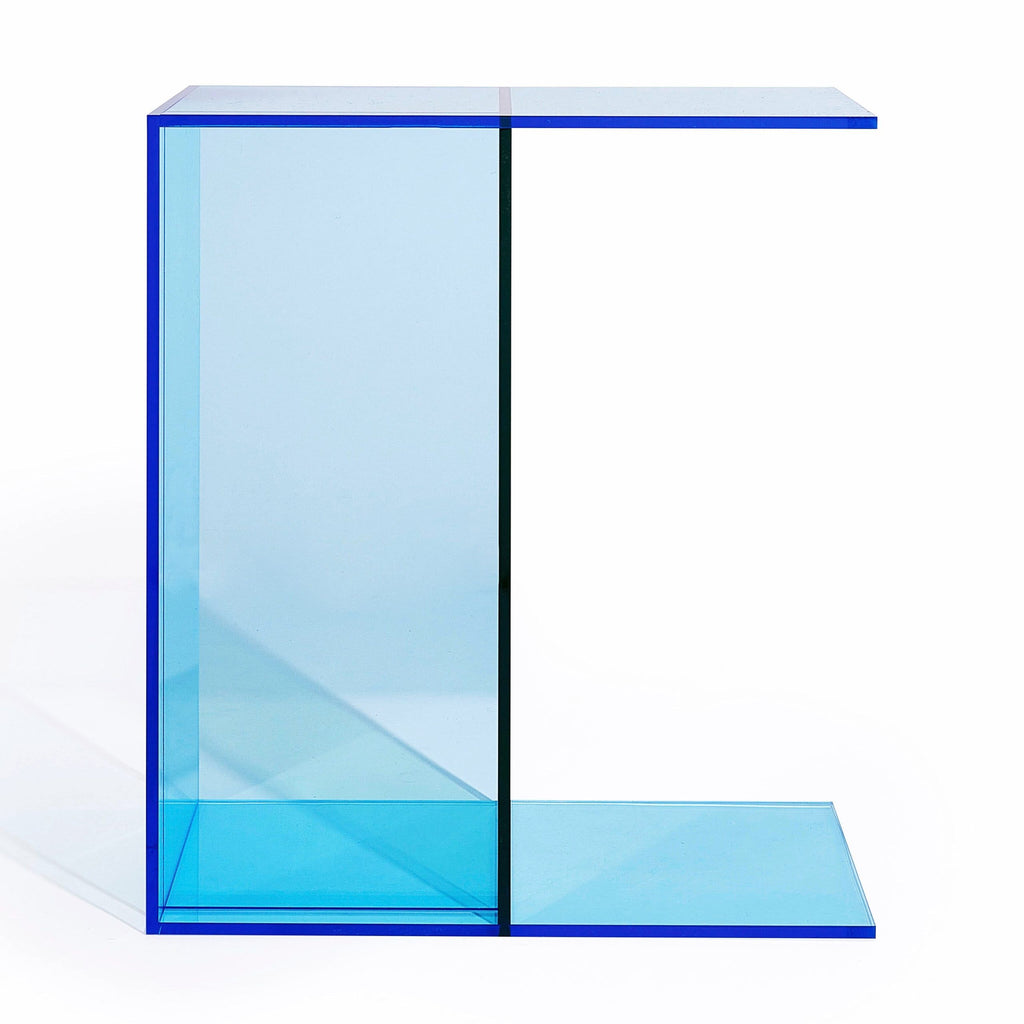 Two-Way Side Table - Blue/ Aqua
