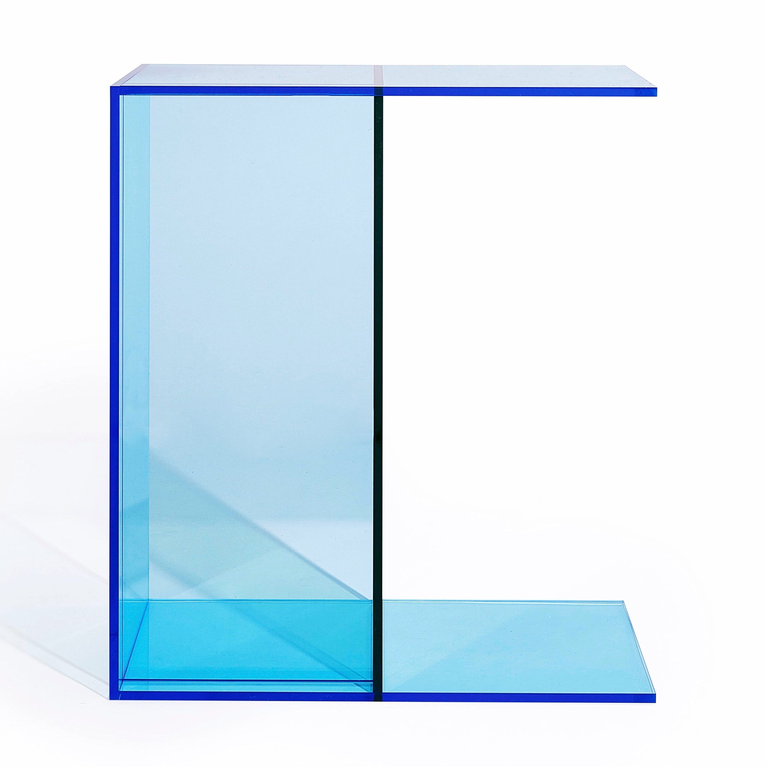 Two-Way Side Table - Blue/ Aqua