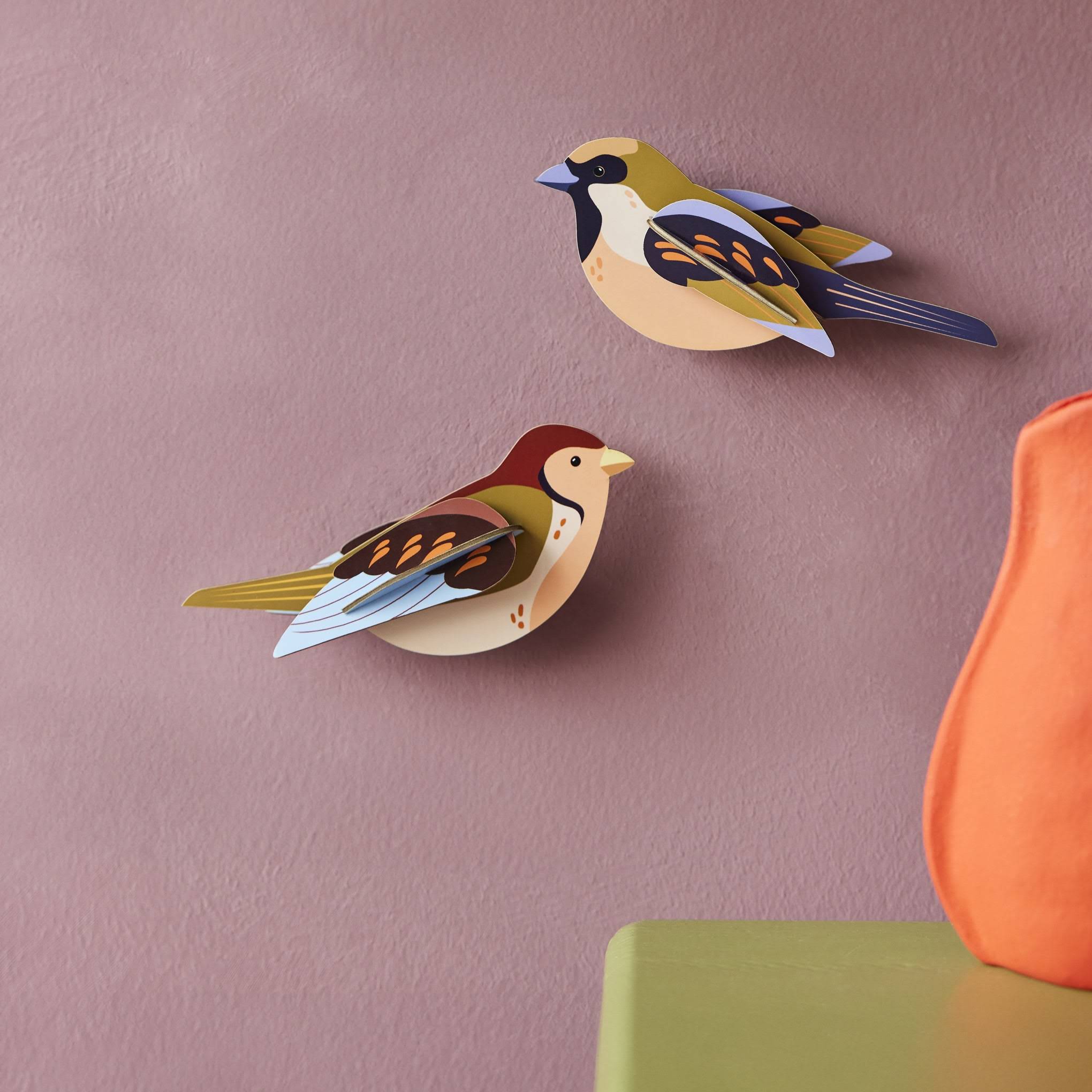 DIY Garden Bird Wall Art Kits - Sparrows