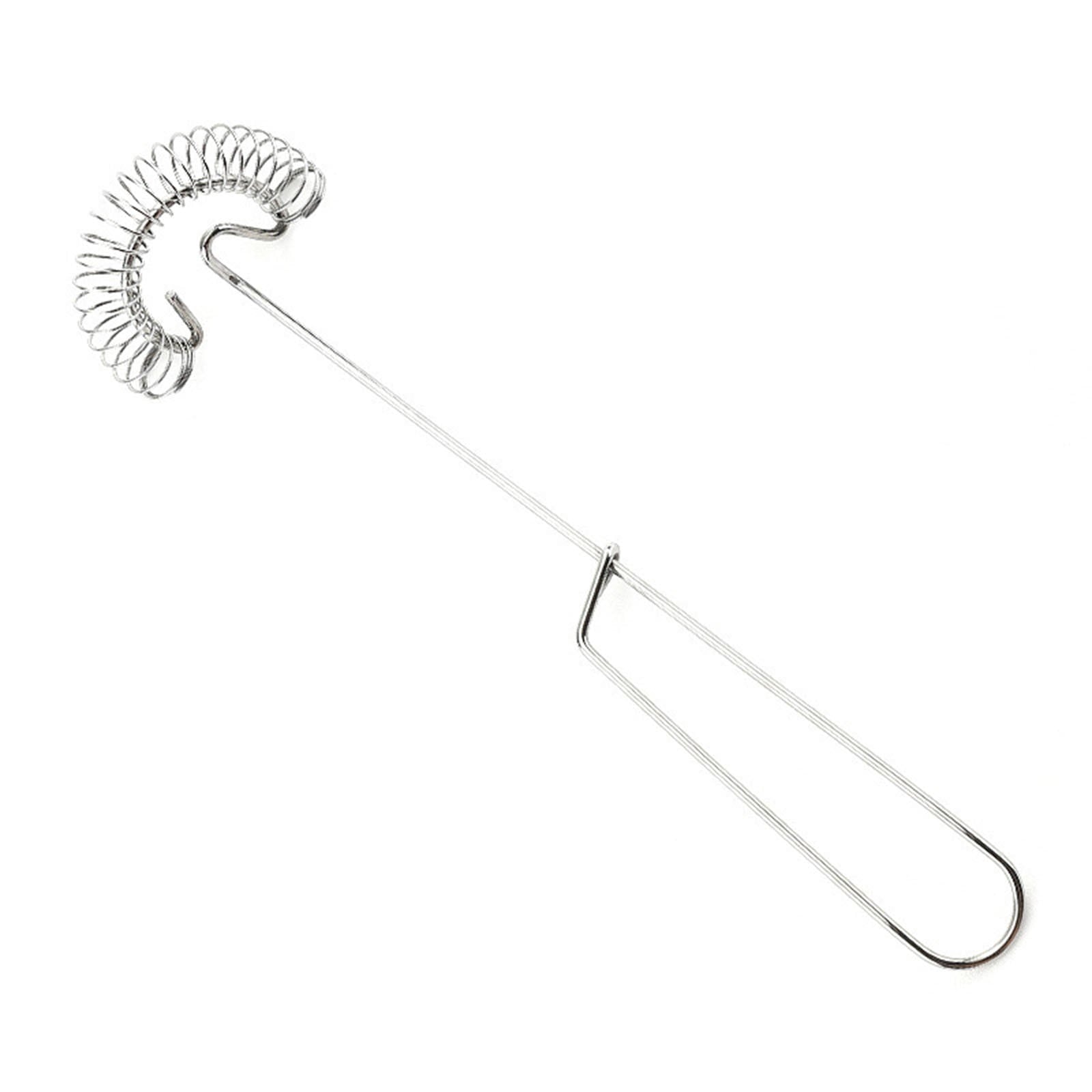 Small Whisk Mixer, Flat Whisk Handheld, 10 Inch Stainless Steel Wire Egg Whisk, Spring Coil Whisk, Stainless Steel Eg...