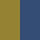Verloop Pinstripe Plush Beanie - Golden Olive Cobalt